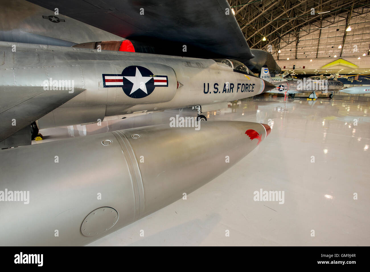 Lockheed F-104 'Starfighter,' Wings over the Rockies Air and Space Museum, Denver, Colorado. Stock Photo