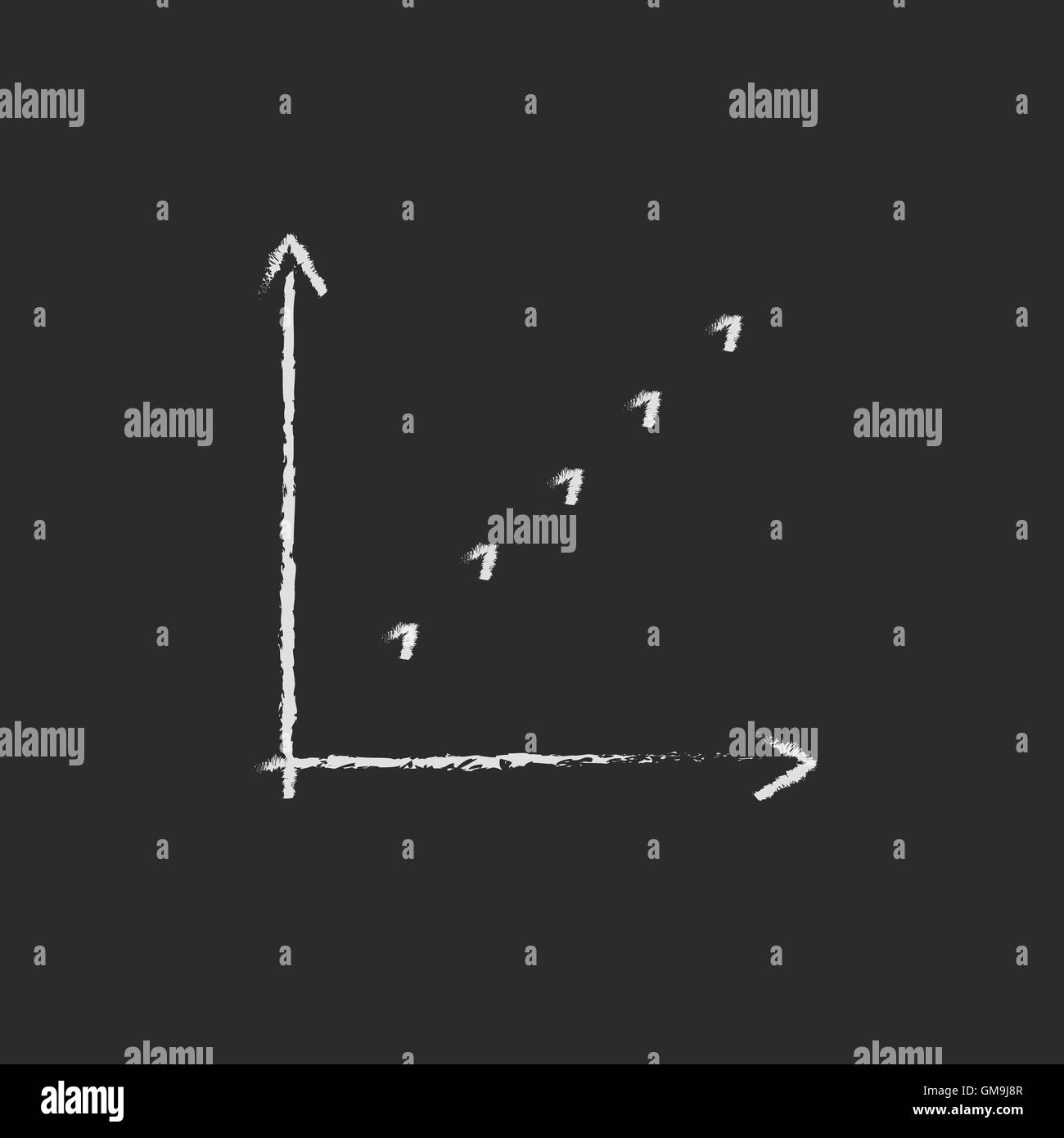 Background showing graph rising Stock Vector Images - Alamy