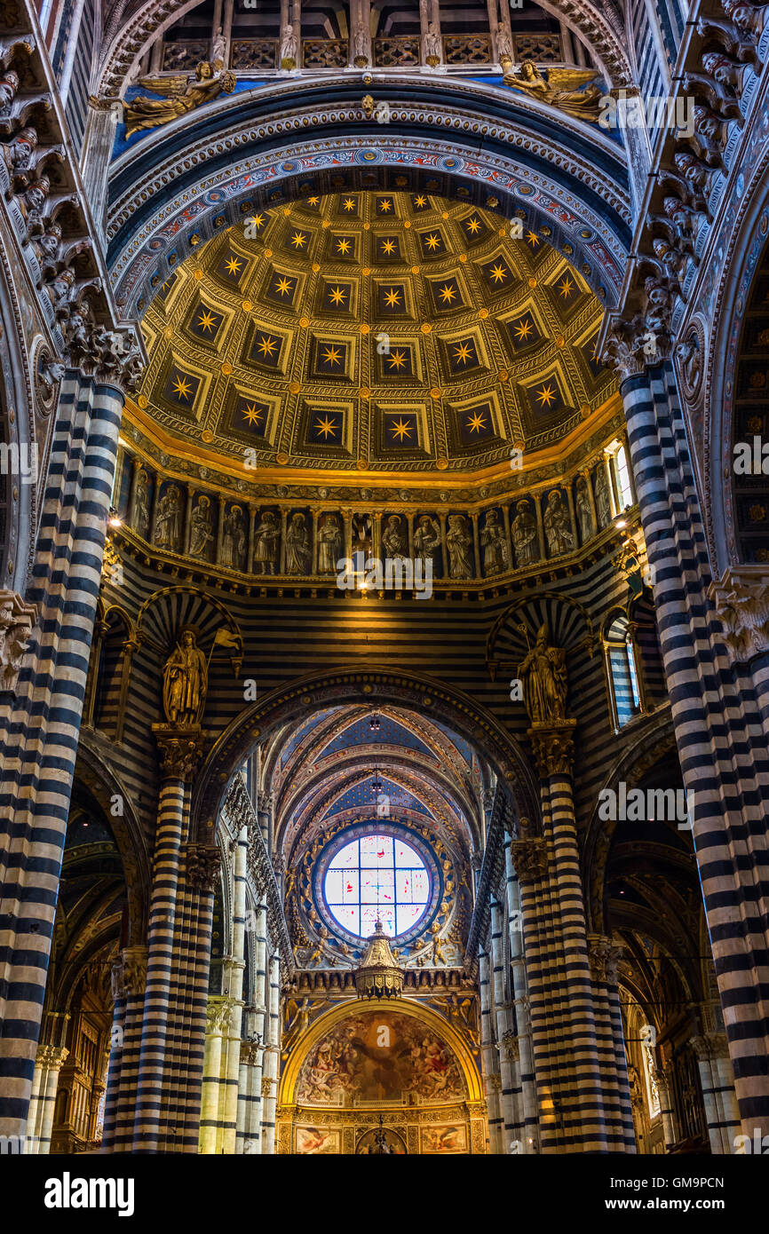 interior view of the Siena Cathedral in Siena, Italy Stock Photo - Alamy