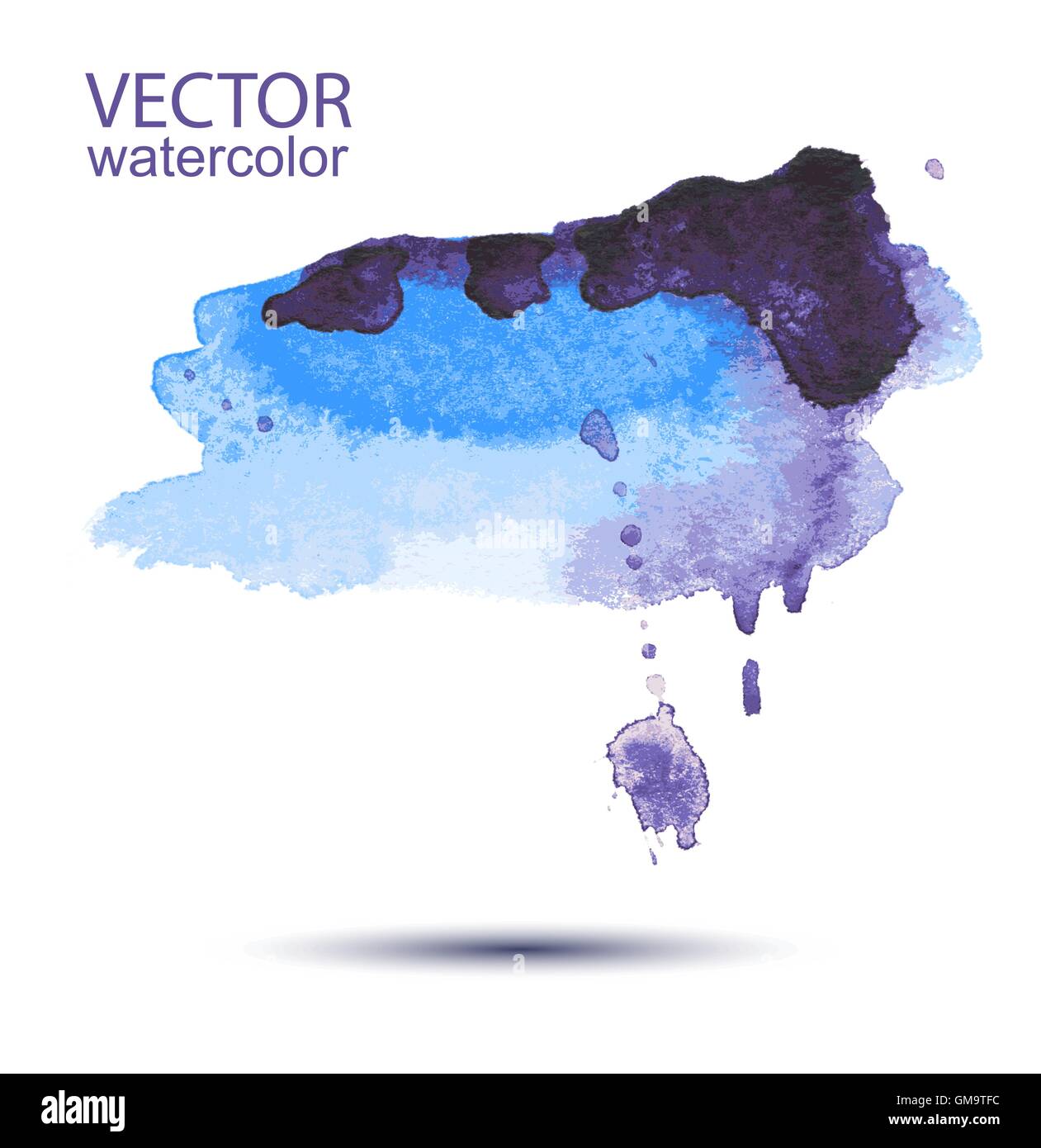 Abstract watercolor hand painted background Stock Vector Image & Art ...