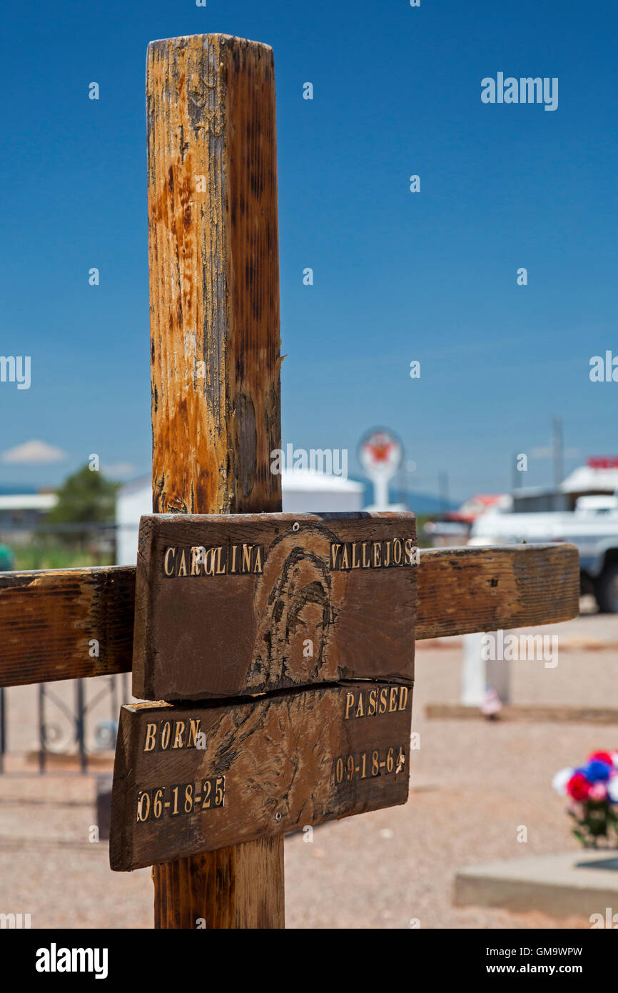 Punta de Agua, New Mexico The cemetery at San Vicente de Paul