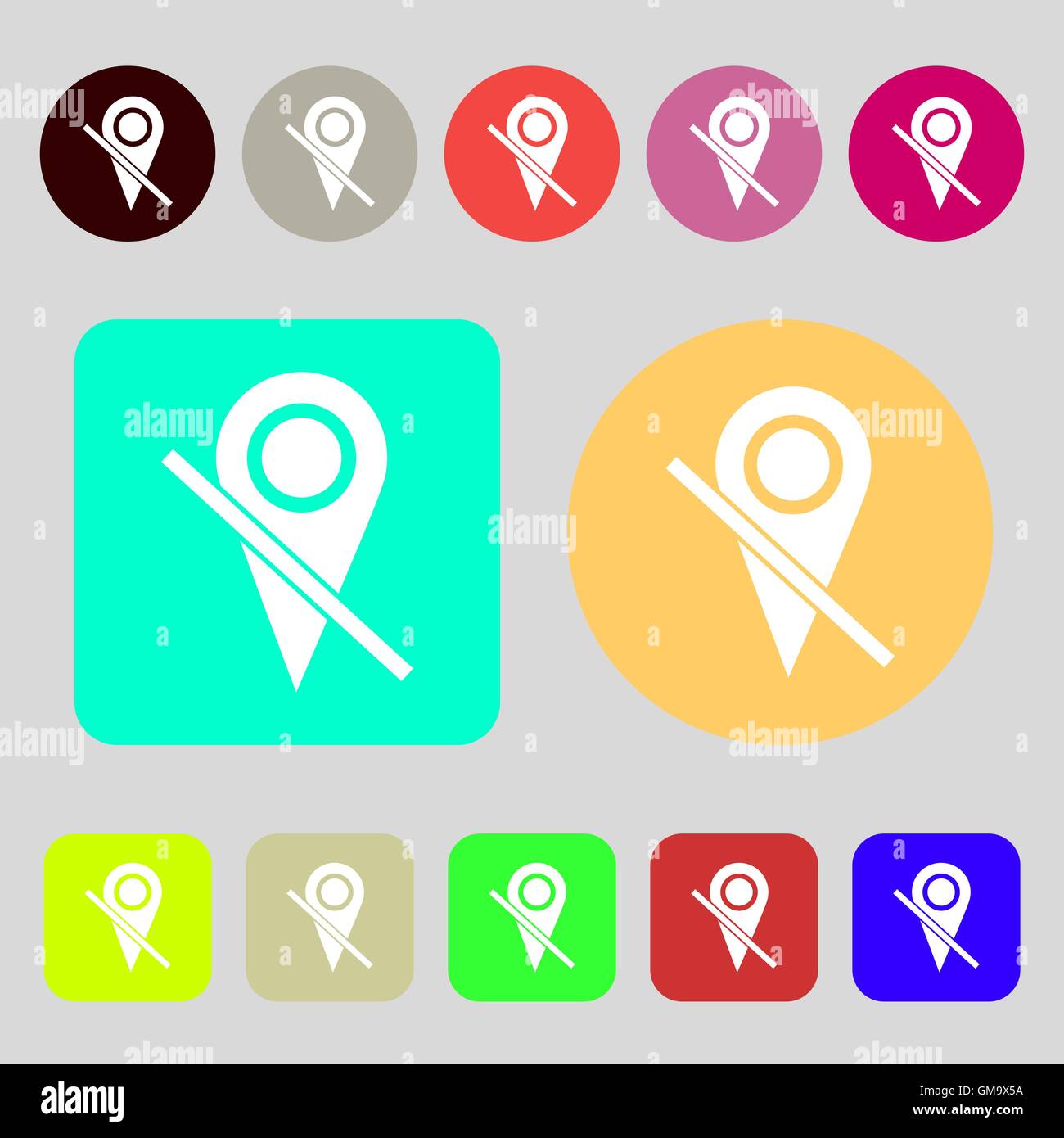 12 map Stock Vector Images - Alamy