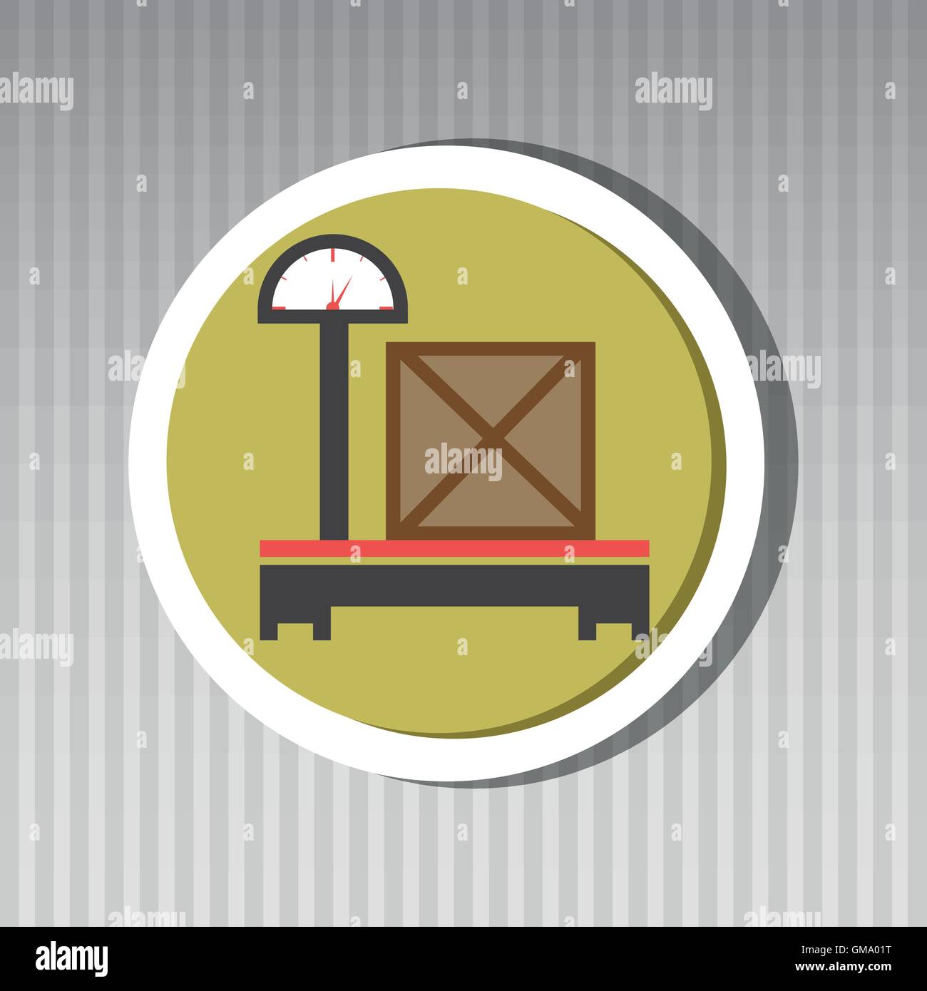 delivery packaging weight box Stock Vector Image & Art - Alamy