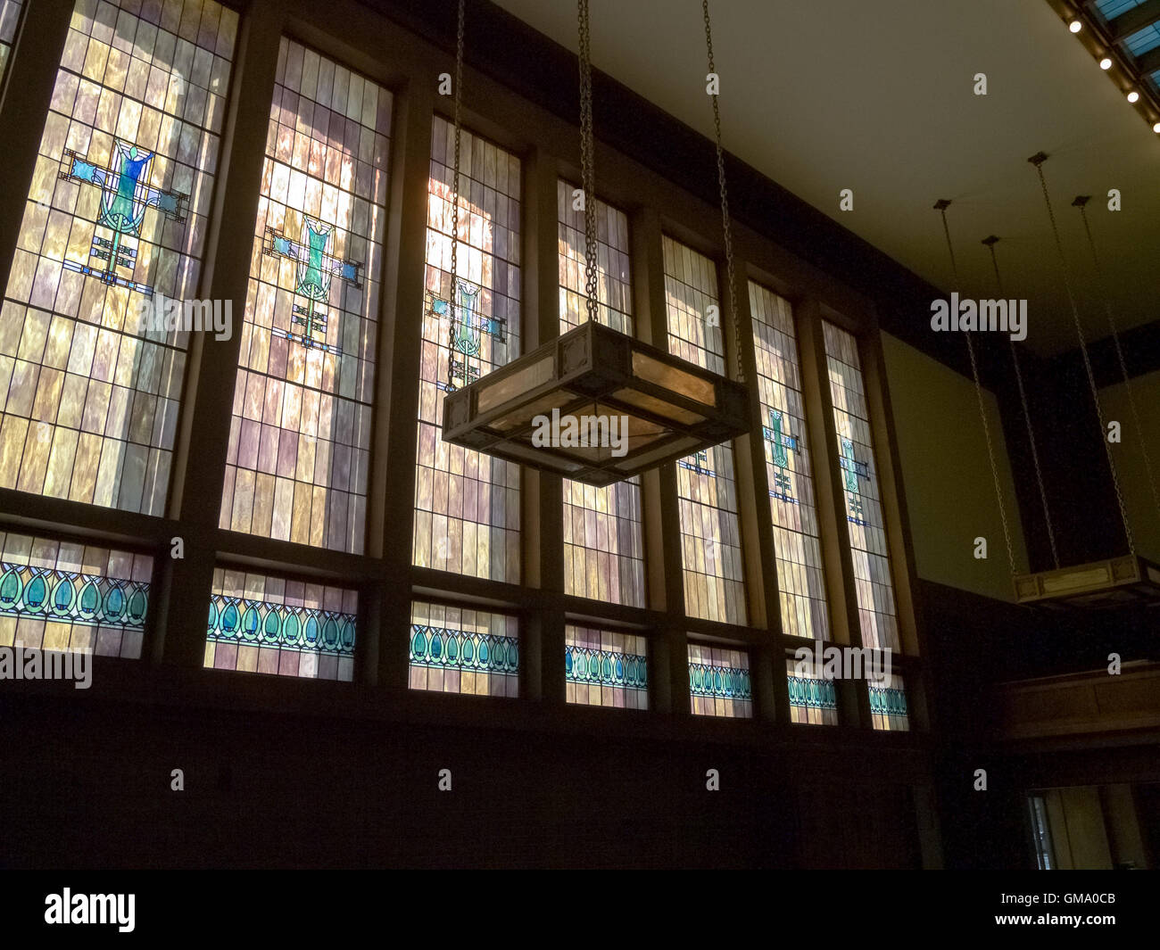 Merchants' National Bank Jewel Box Bank, designed by Louis Sullivan