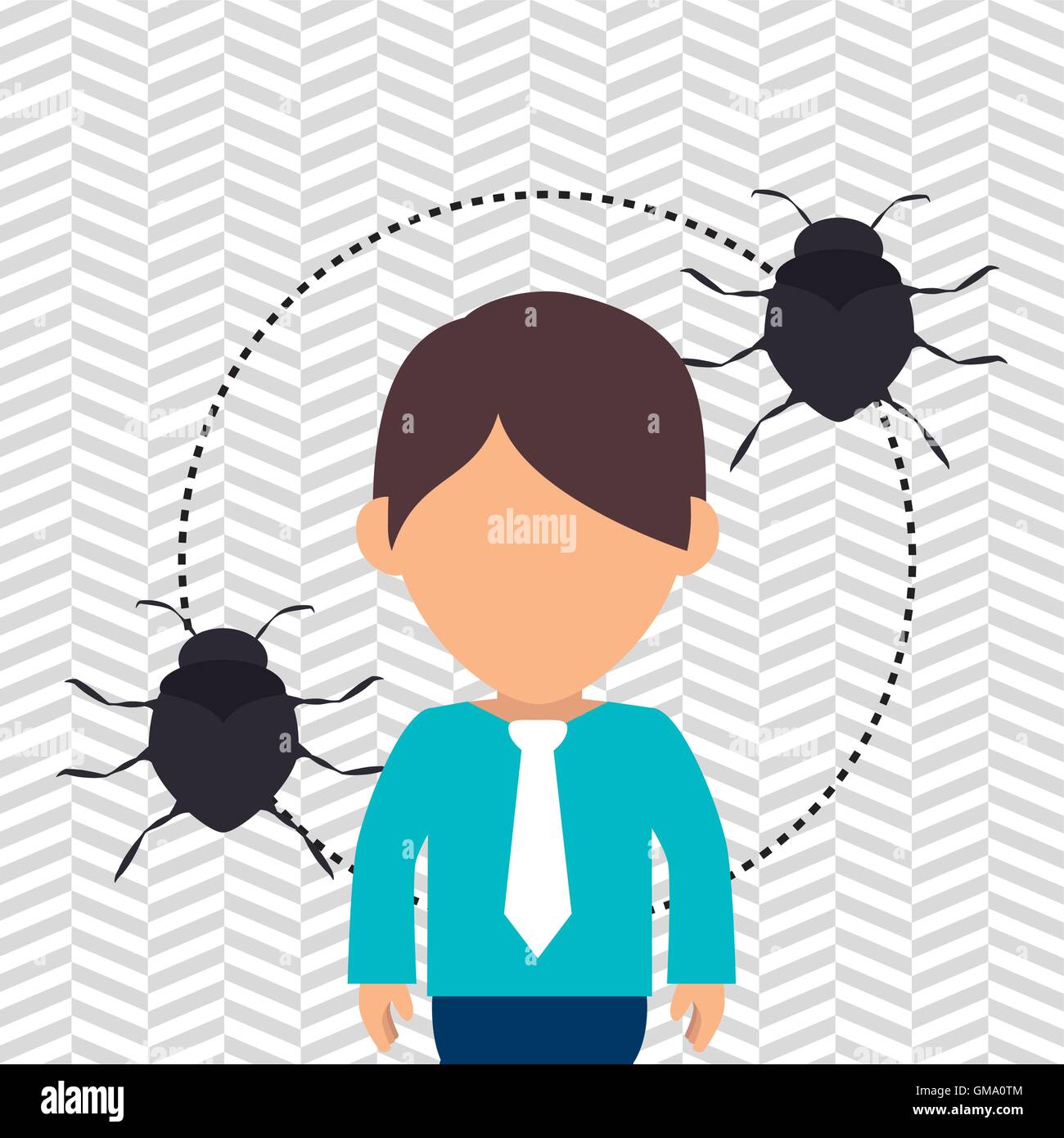 Protection Character character secure protection Stock Vector Image & Art - Alamy