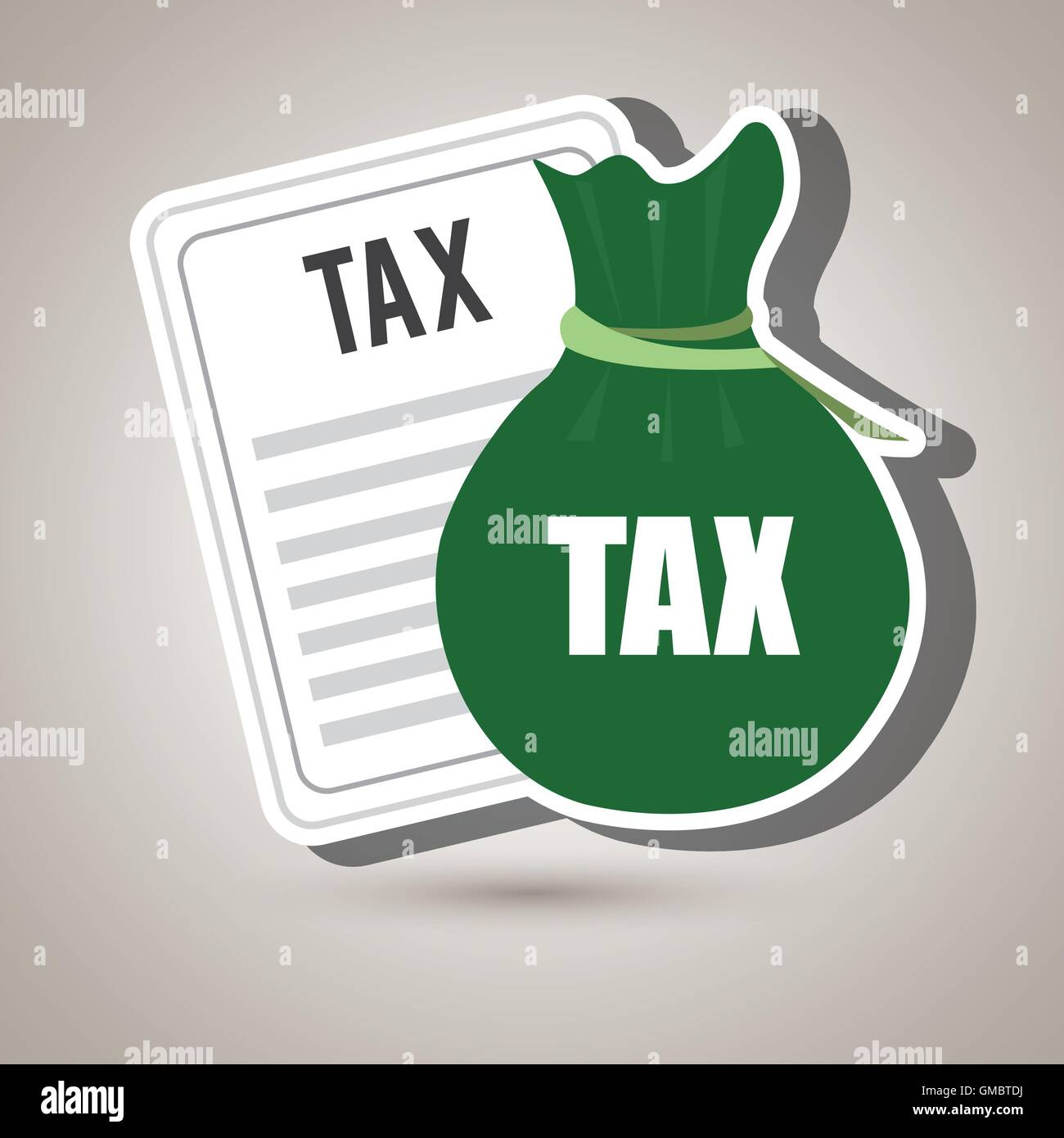 taxes bag money payment Stock Vector Image & Art Alamy