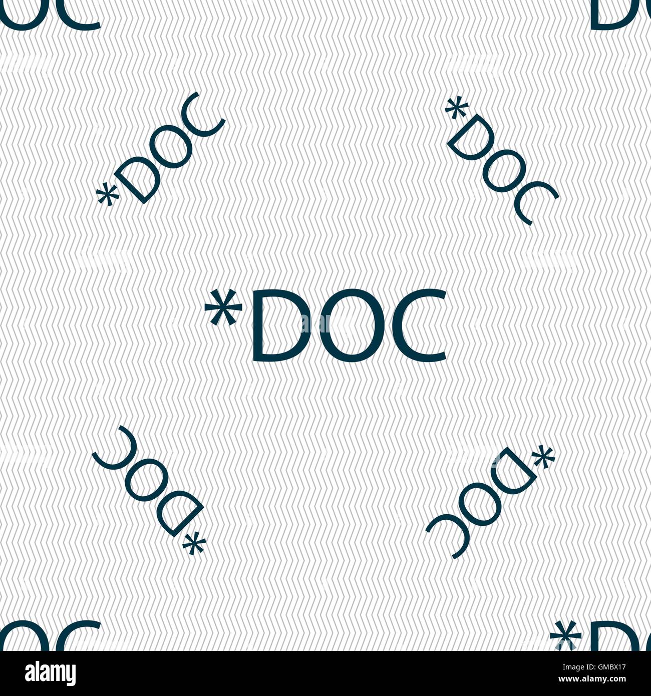 File document icon. Download doc button. Doc file extension symbol ...