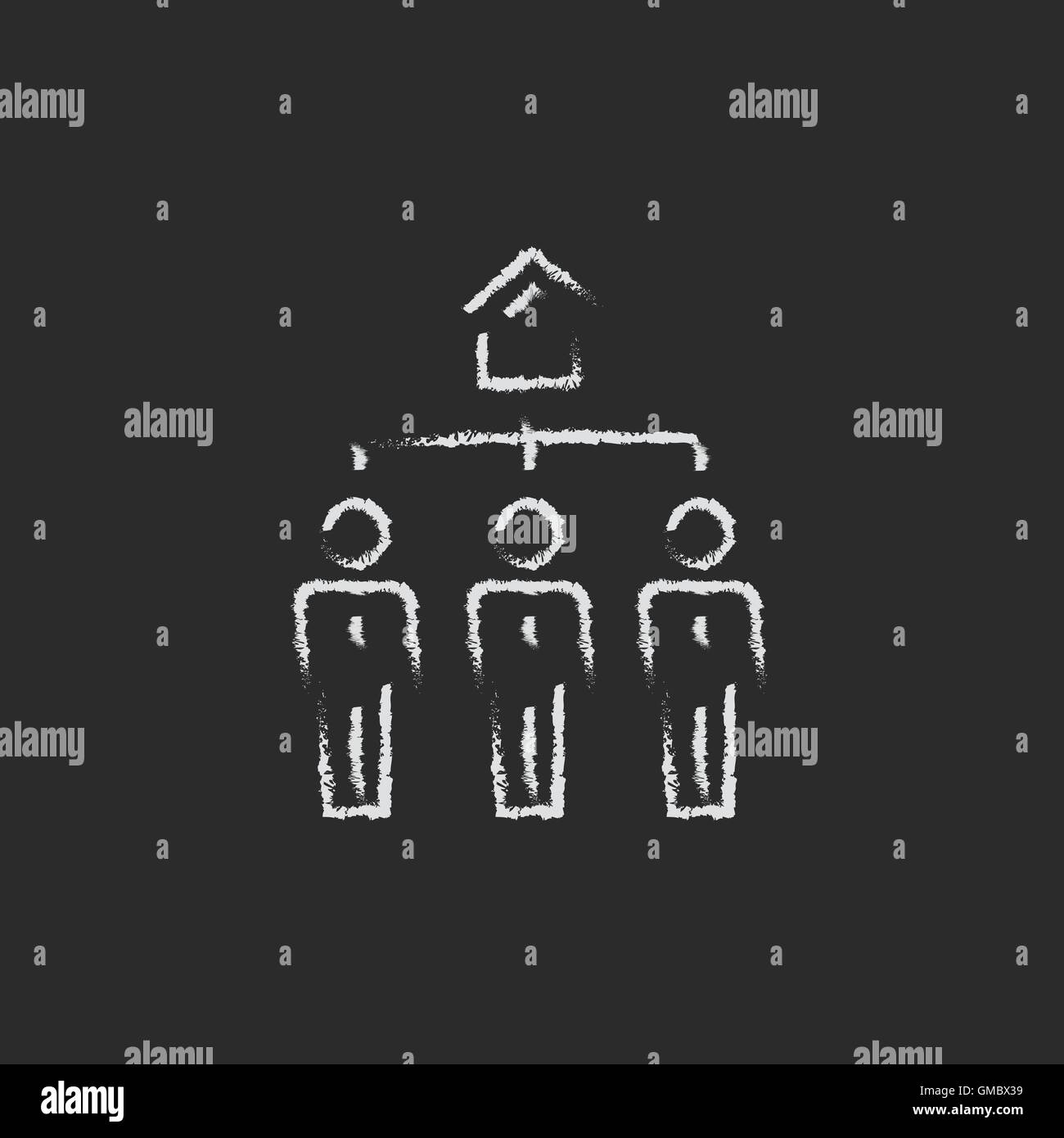 Three agents Stock Vector Images Alamy