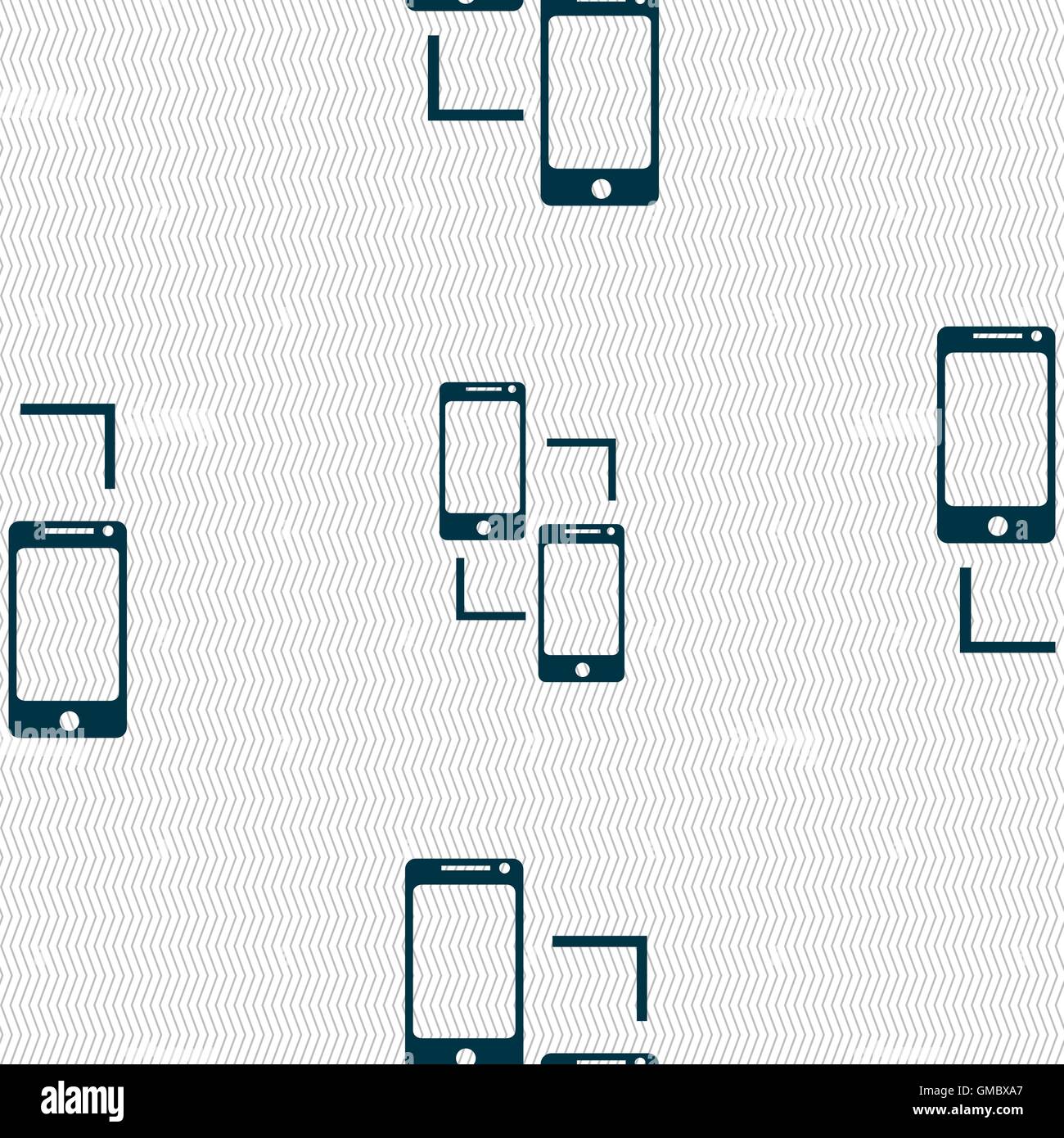 Synchronization sign icon. communicators sync symbol. Data exchange ...