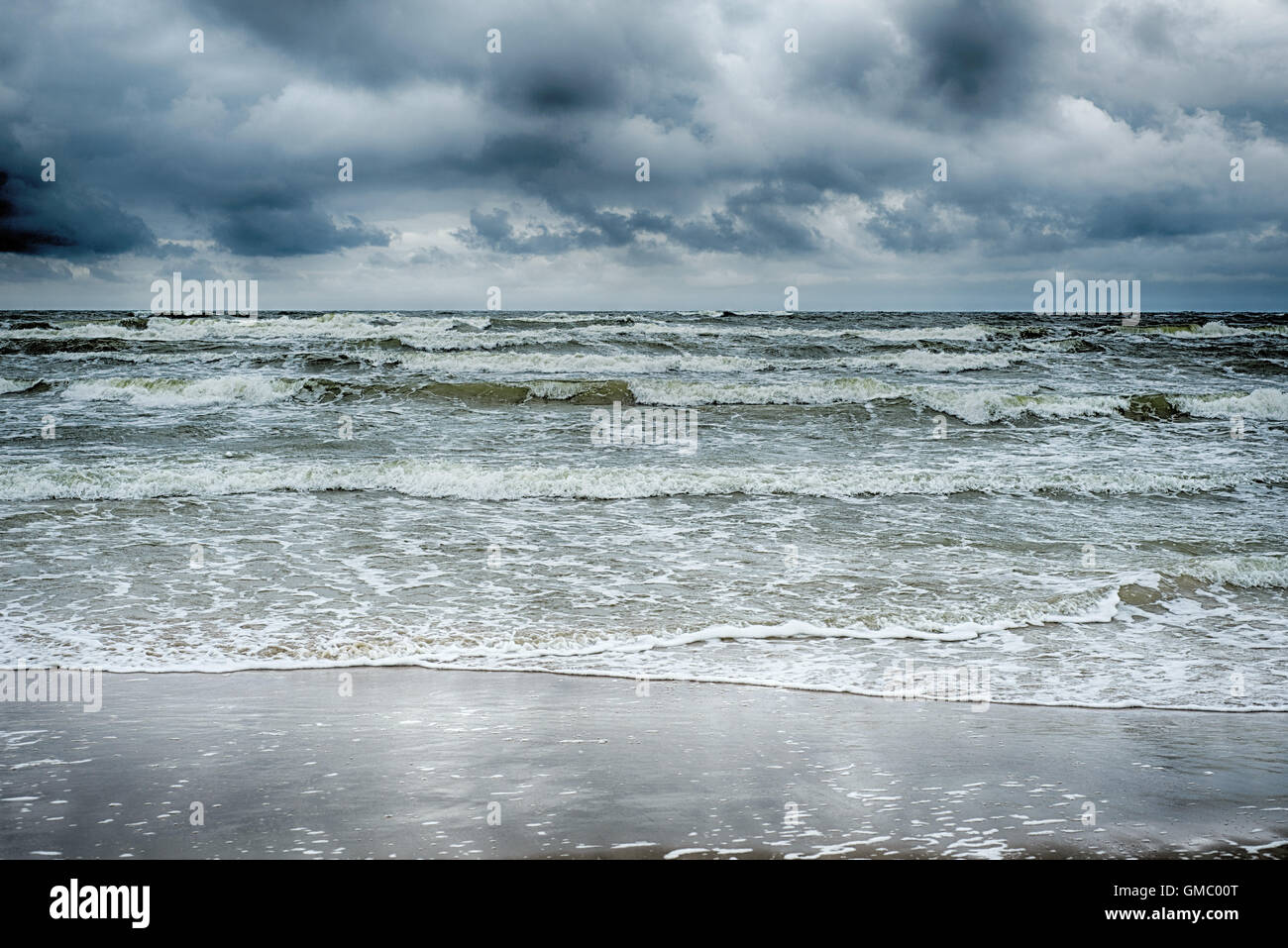 stormy sea and cloudy sky Stock Photo - Alamy