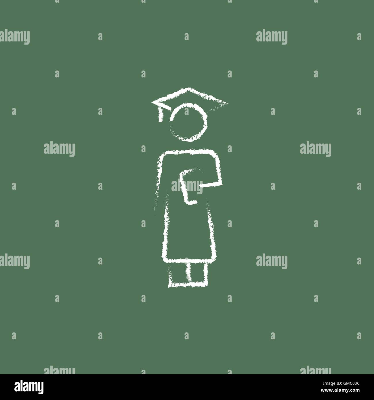 Hand drawing graduation on Stock Vector Images - Alamy