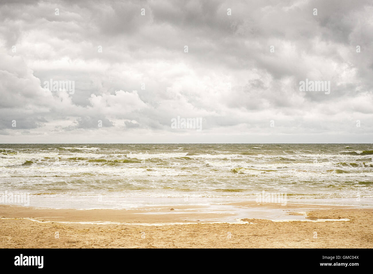 stormy sea and cloudy sky Stock Photo - Alamy