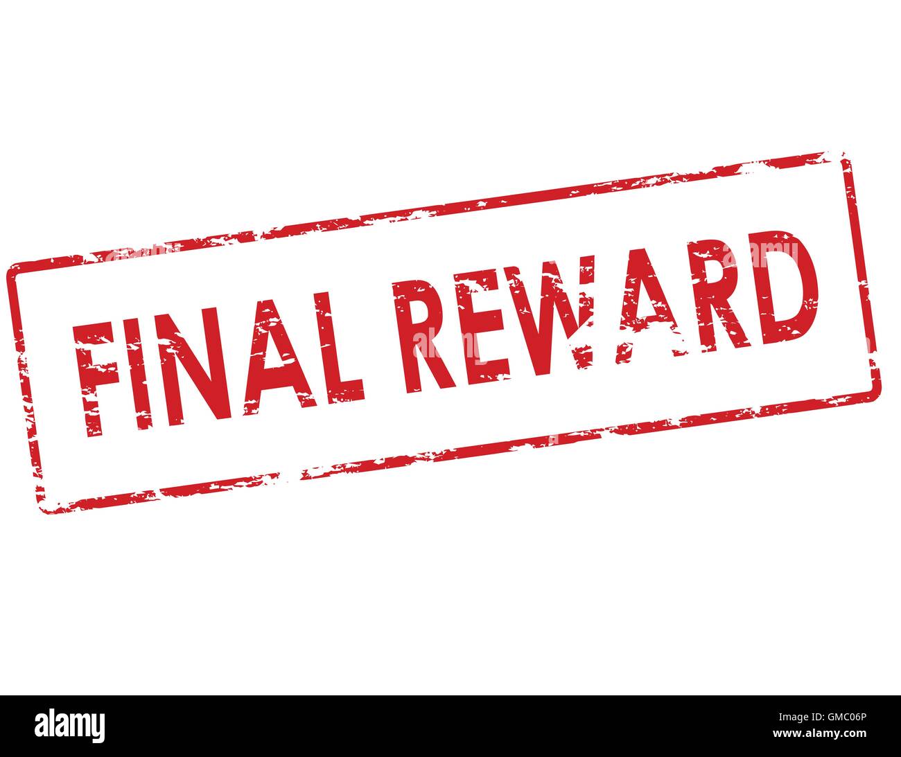 Final reward Stock Vector