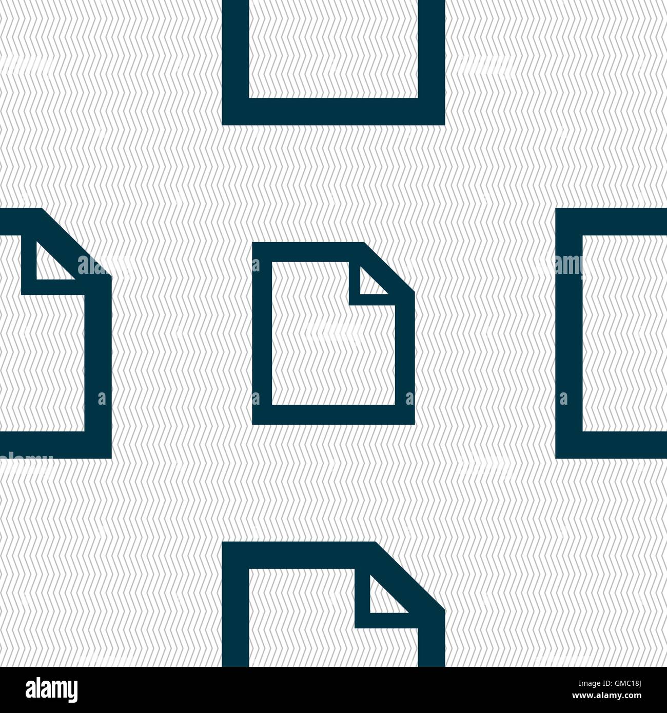Edit document sign icon. content button. Seamless abstract background ...