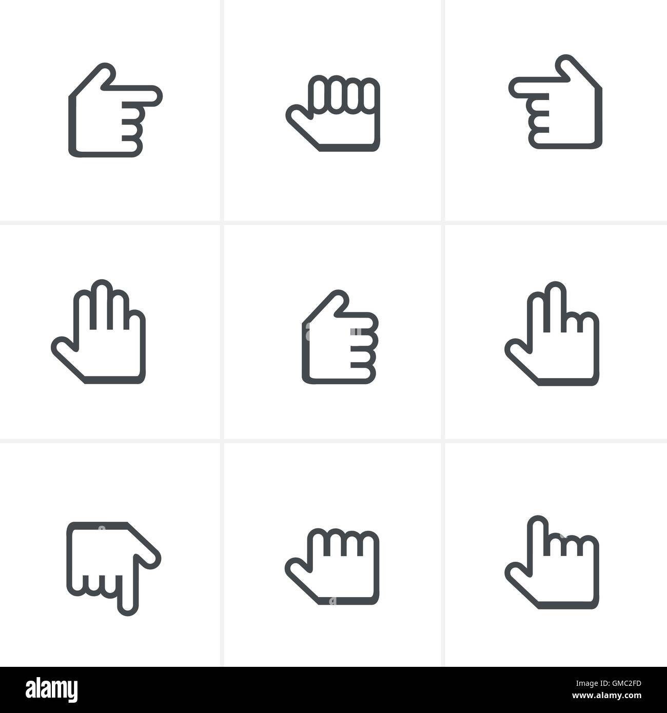 Hand grip icon hires stock photography and images Alamy