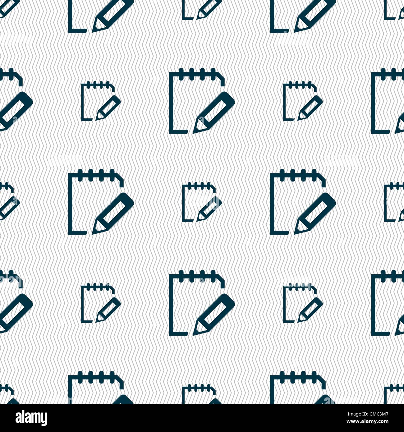 number five icon sign. Seamless abstract background with geometric ...