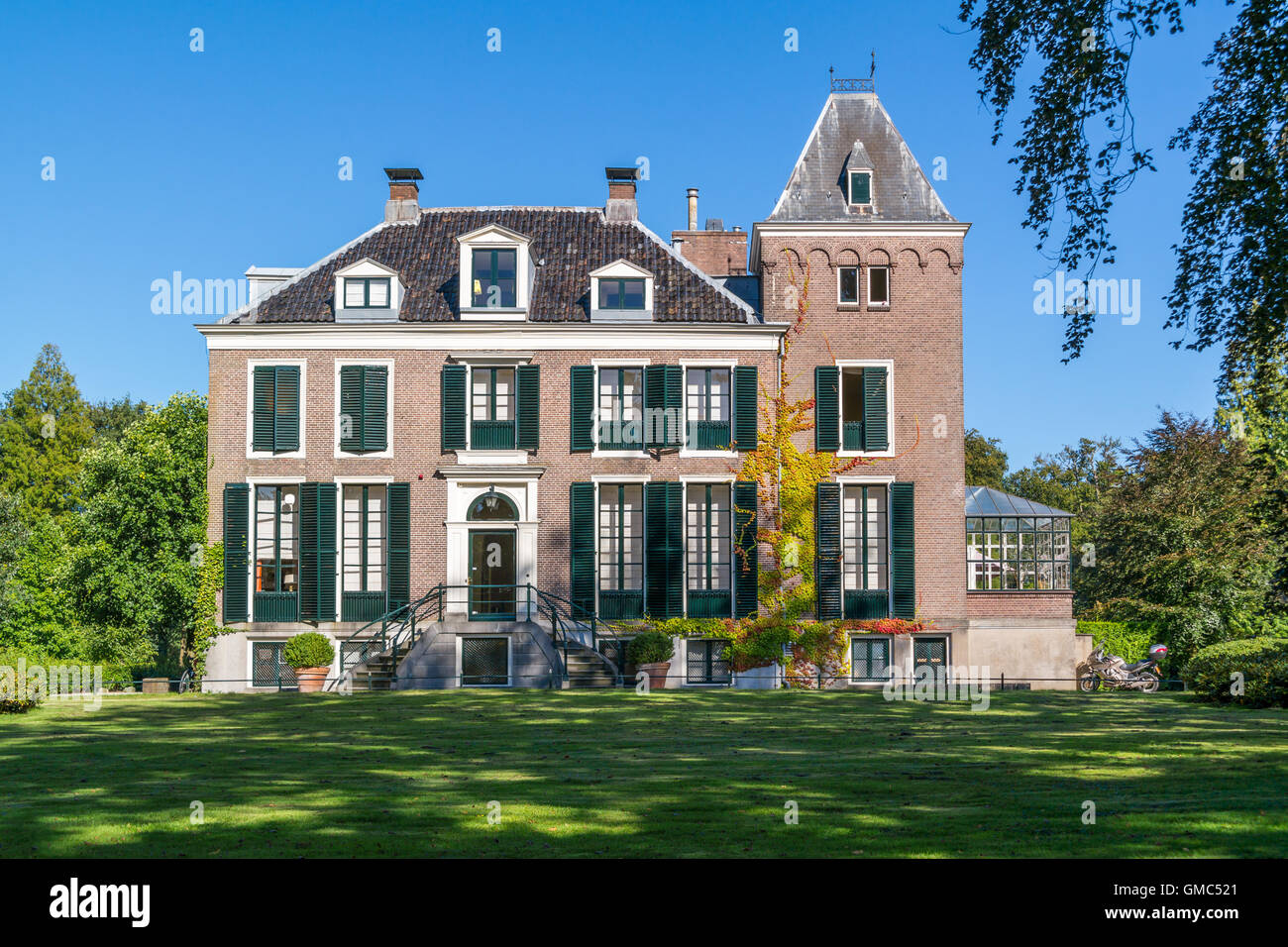 Manor estate Boekesteyn in 's Graveland, Gooi district, Netherlands Stock Photo