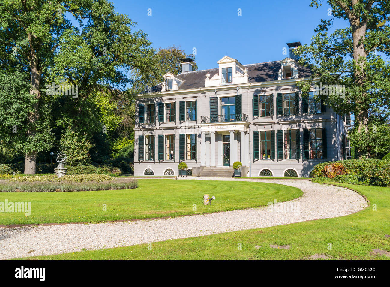 Manor estate Schaep en Burgh in 's Graveland, Gooi district, Netherlands Stock Photo