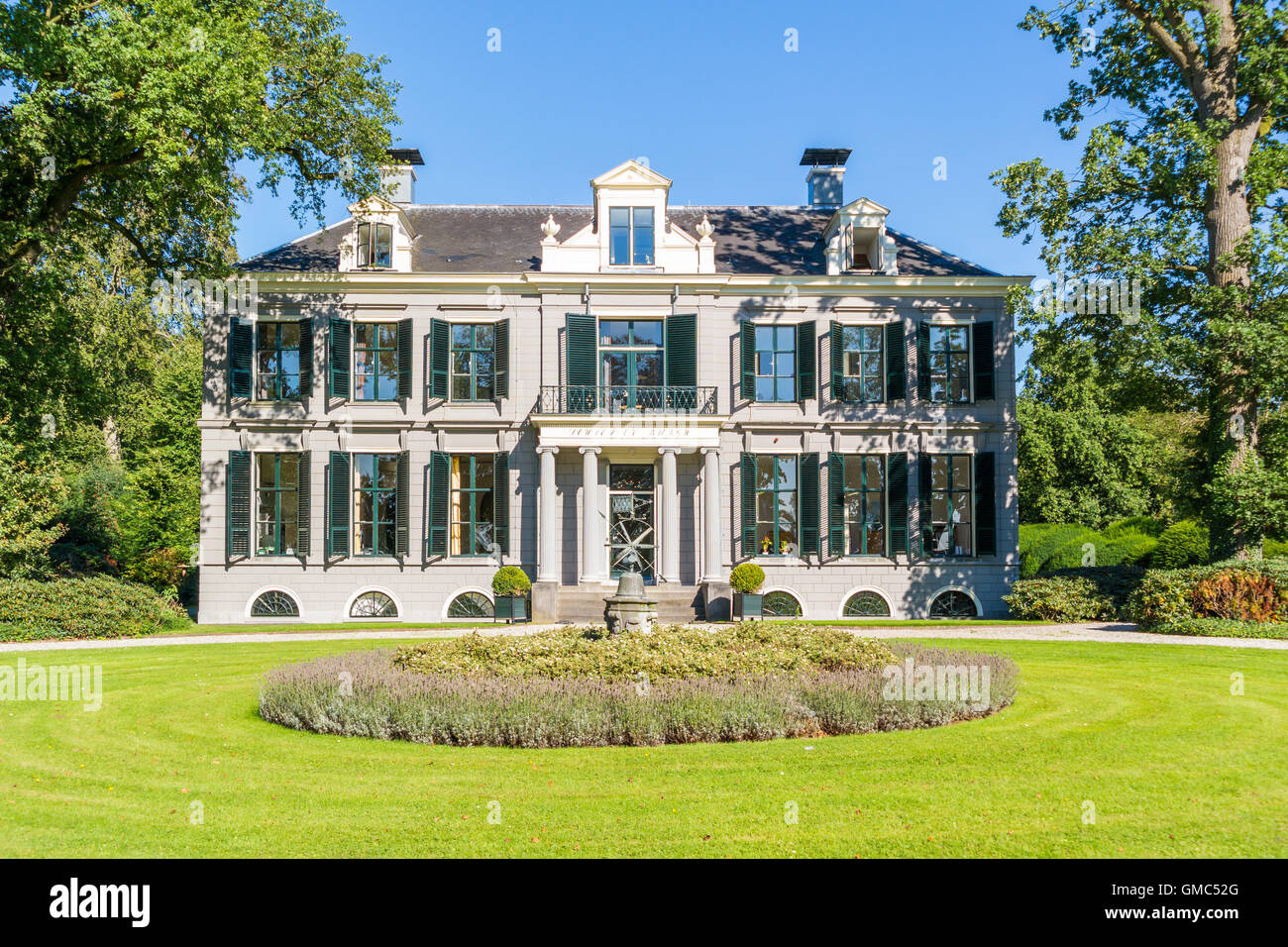 Manor estate Schaep en Burgh in 's Graveland, Gooi district, Netherlands Stock Photo