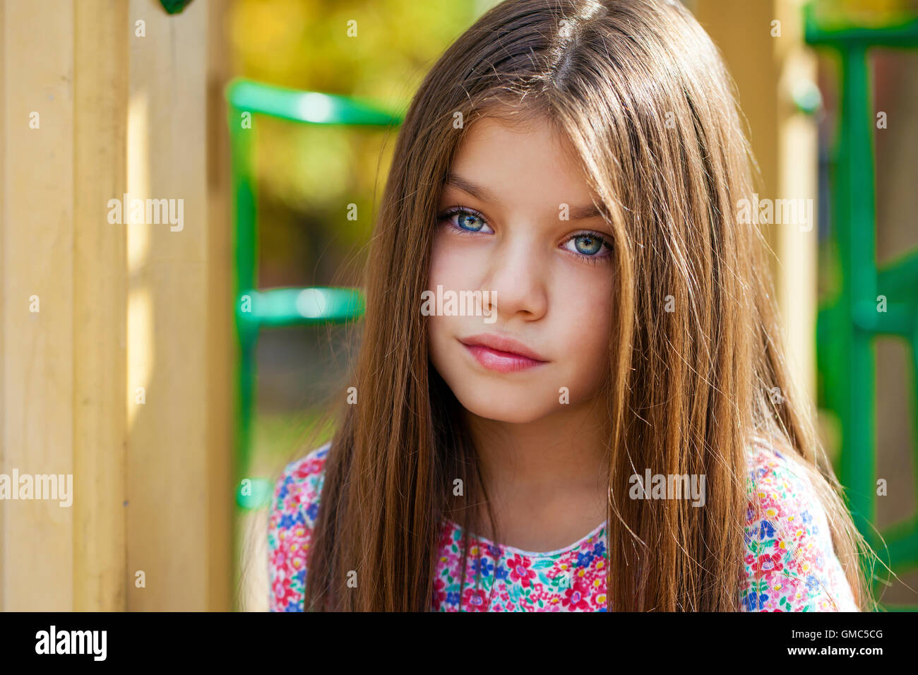 Beautiful 11 years old girl hi-res stock photography and images