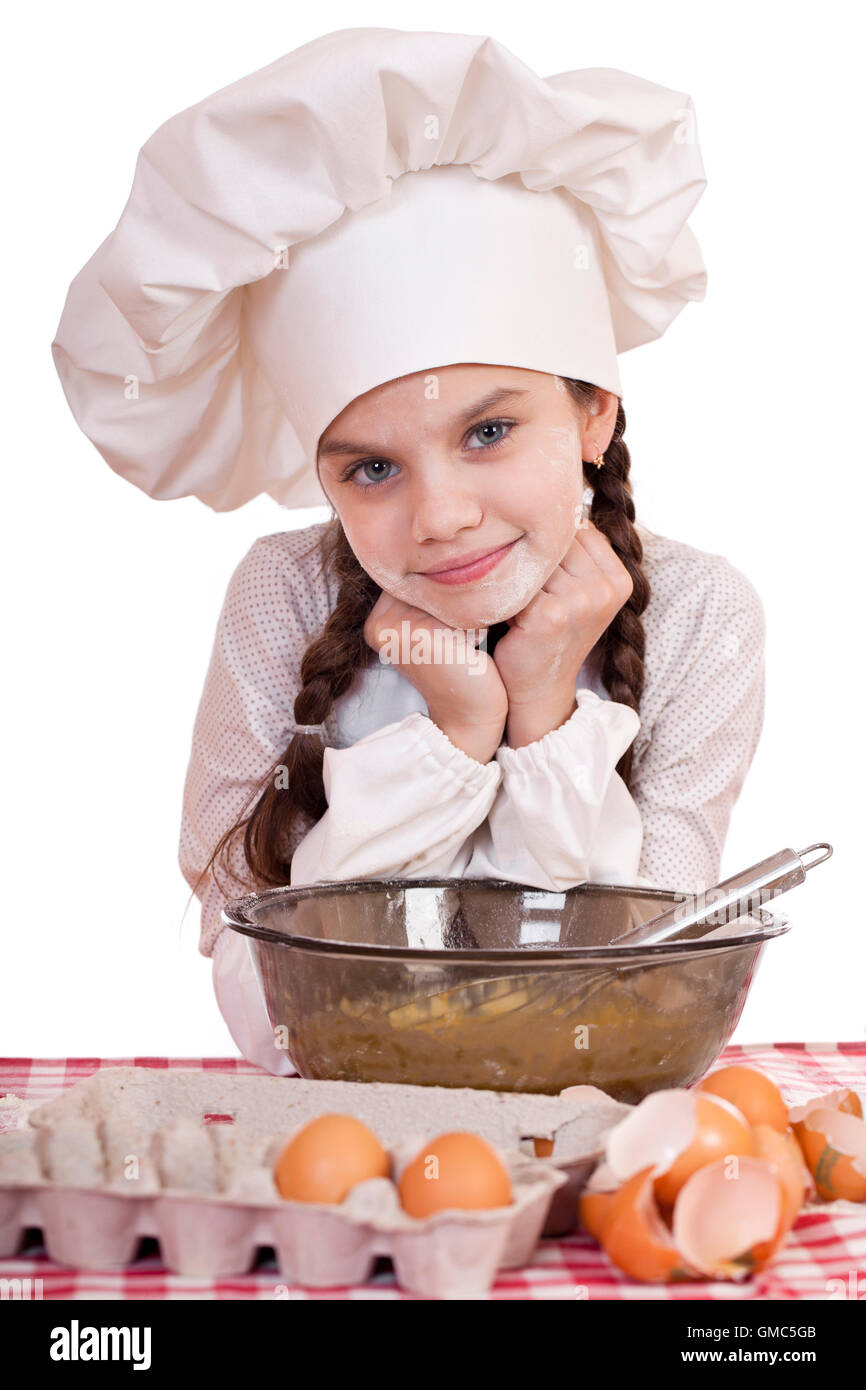 Flour on face kid hi-res stock photography and images - Alamy