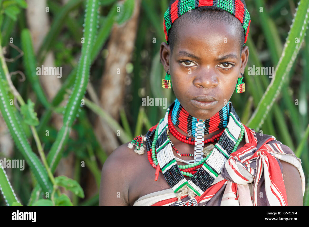 Portrait of Hamer tribe, Turmi, Omo Valley - Ethiopia Stock Photo - Alamy