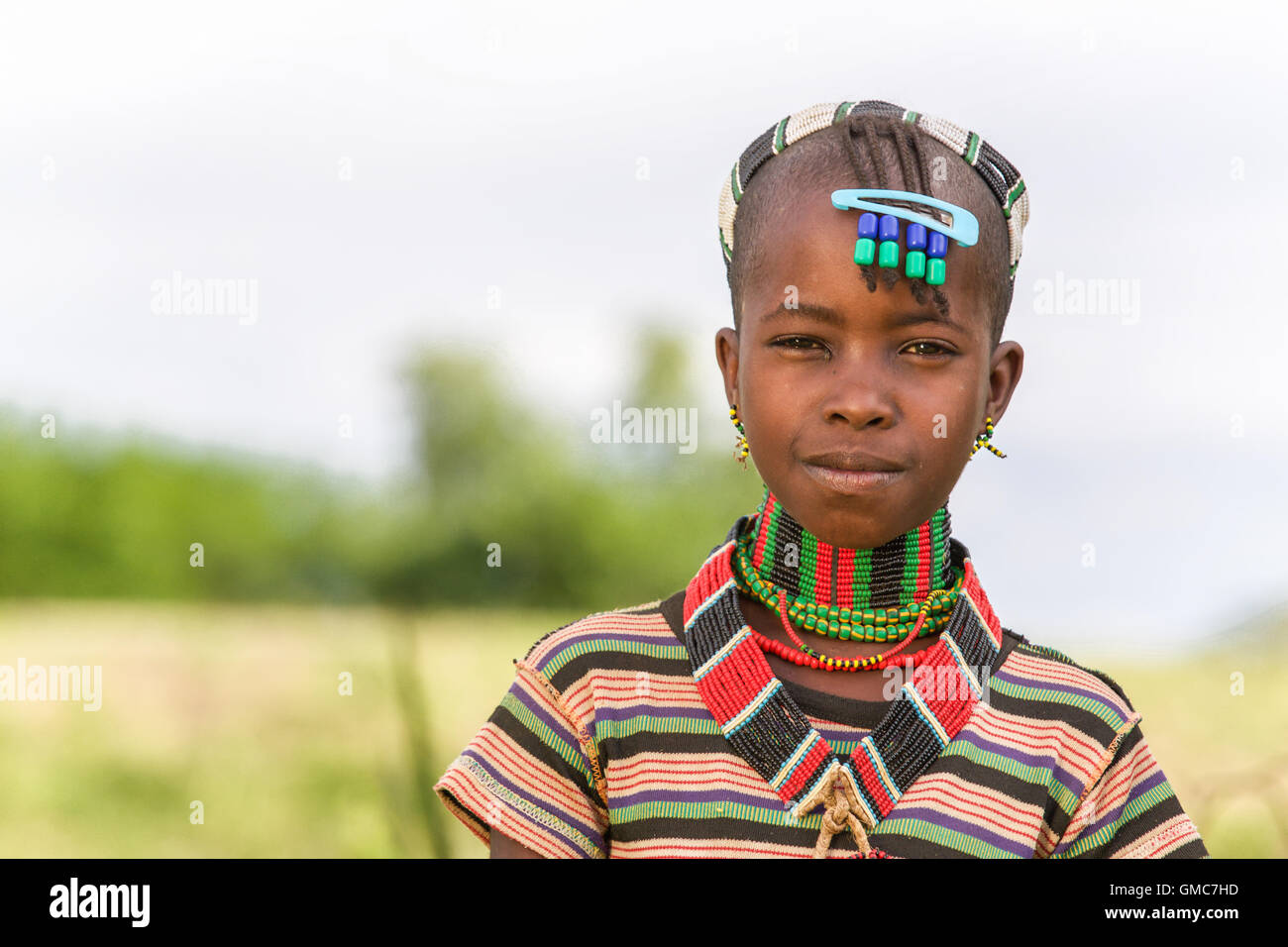 Portrait of Hamer tribe, Turmi, Omo Valley - Ethiopia Stock Photo - Alamy