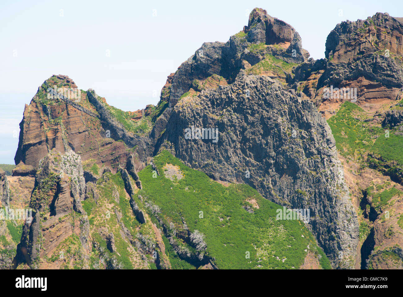 Madeira, mountains Stock Photo