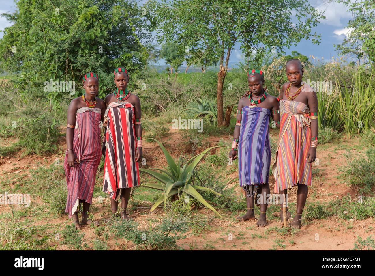 Portrait of Hamer tribe, Turmi, Omo Valley - Ethiopia Stock Photo - Alamy