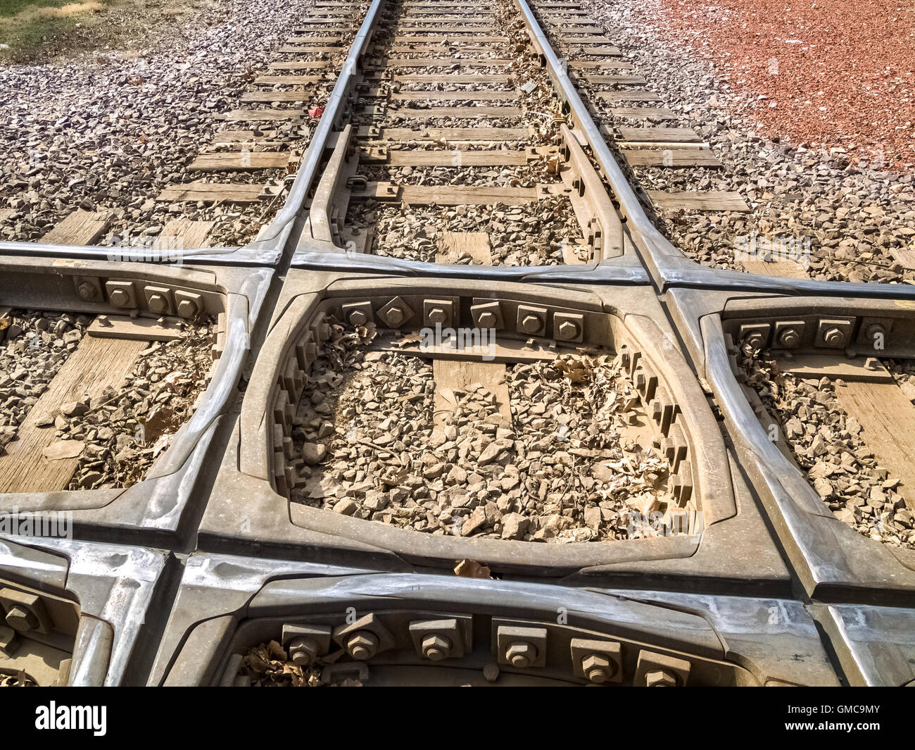 Level Junction and Depot. Grinnell, Iowa. Iowa Interstate Railroad