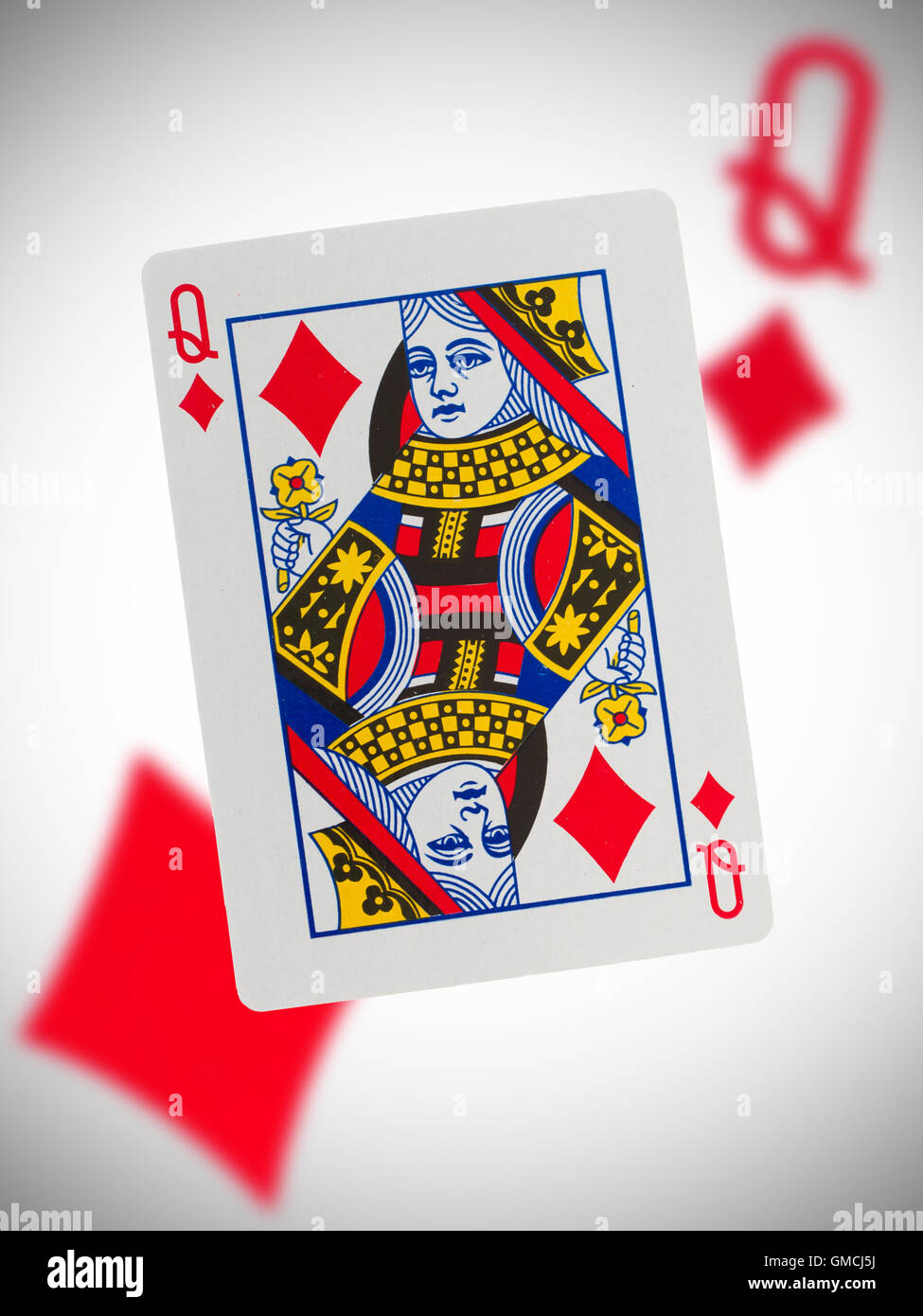 Playing card, queen Stock Photo Alamy