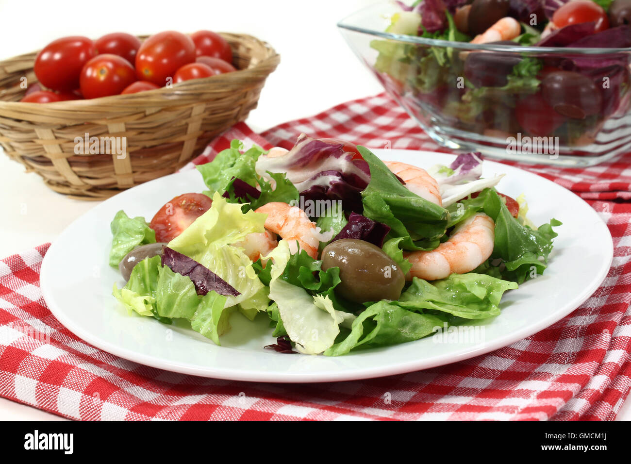 mixed salad Stock Photo