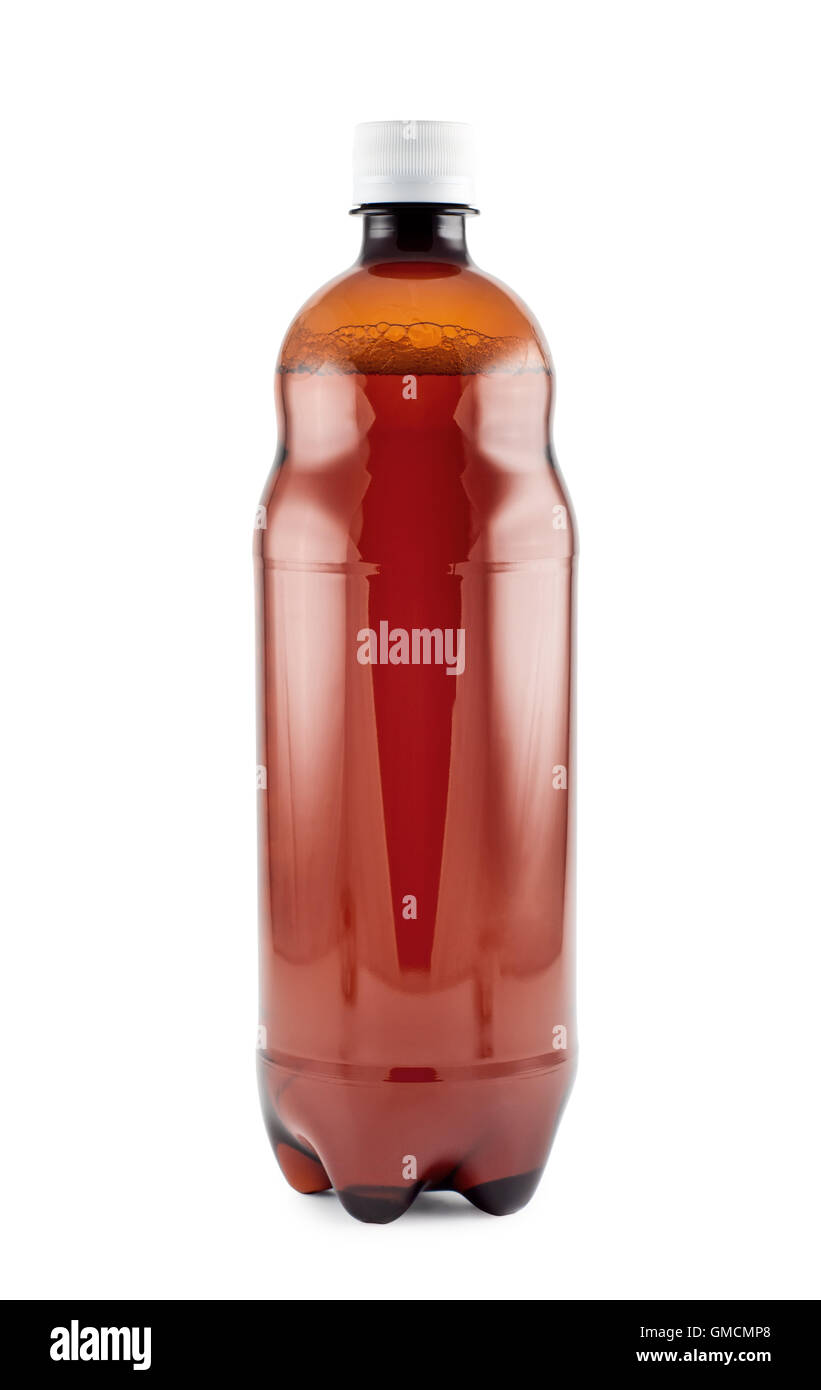 Beer, plastic bottle, isolated white background Stock Photo Alamy