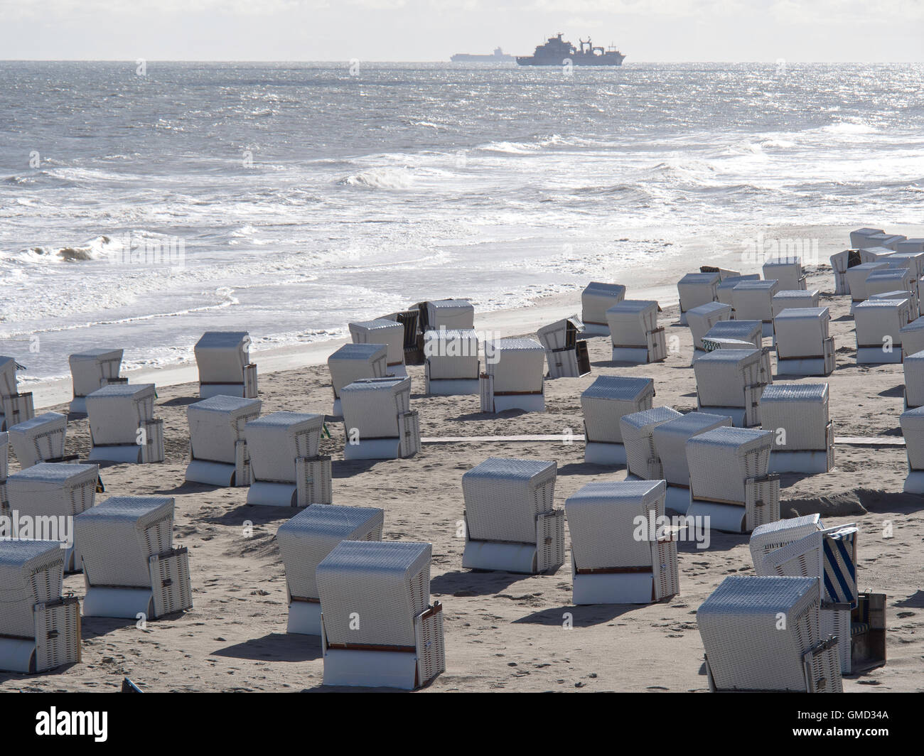 the beach of wangerooge Stock Photo - Alamy