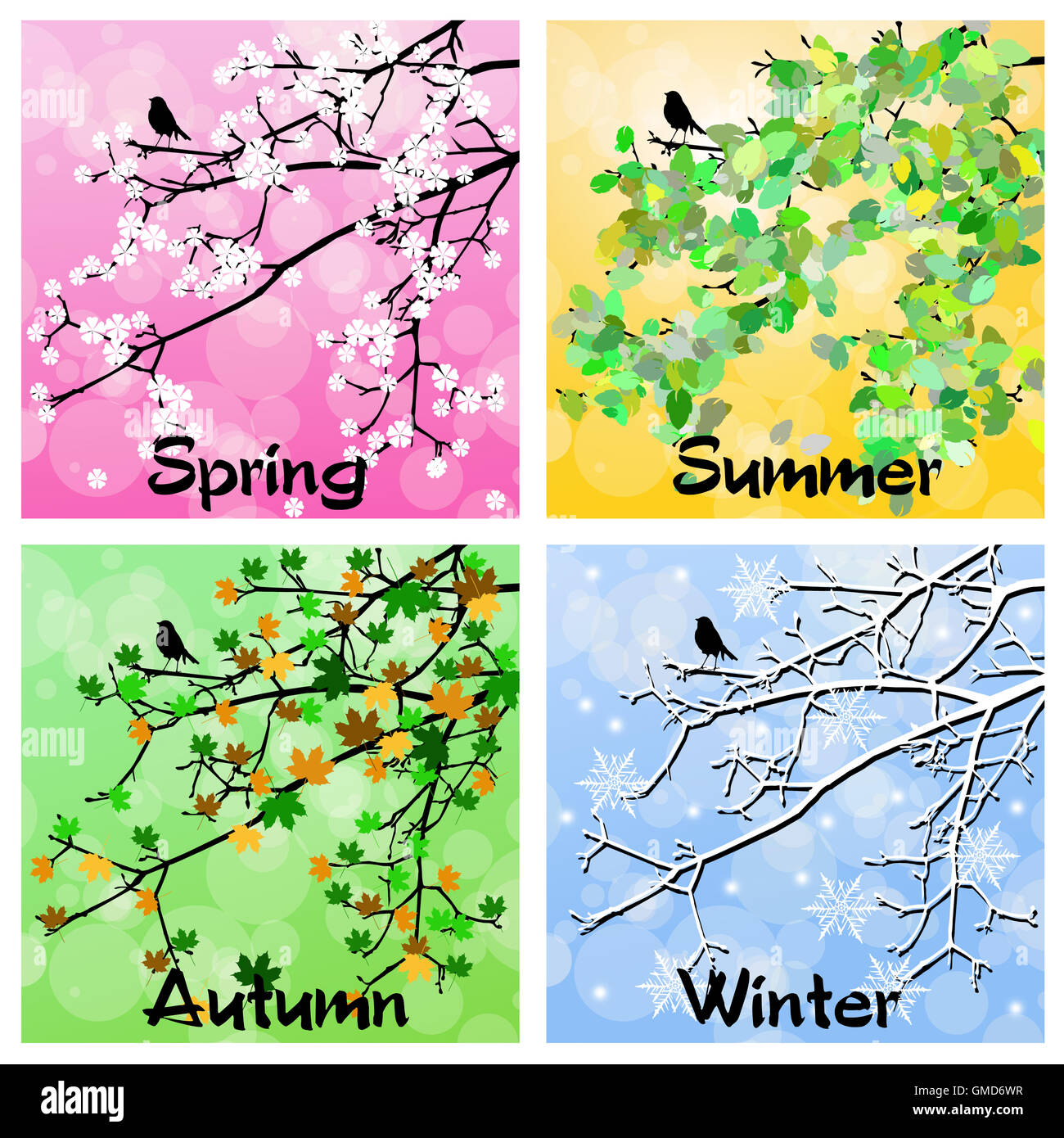 Season spring summer Cut Out Stock Images Pictures Alamy