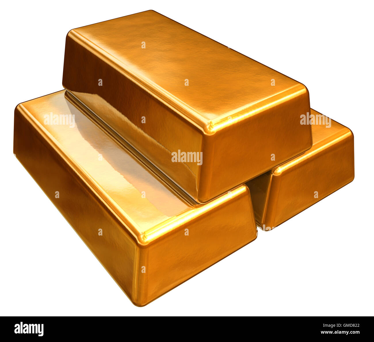 3d gold bars Stock Photo Alamy