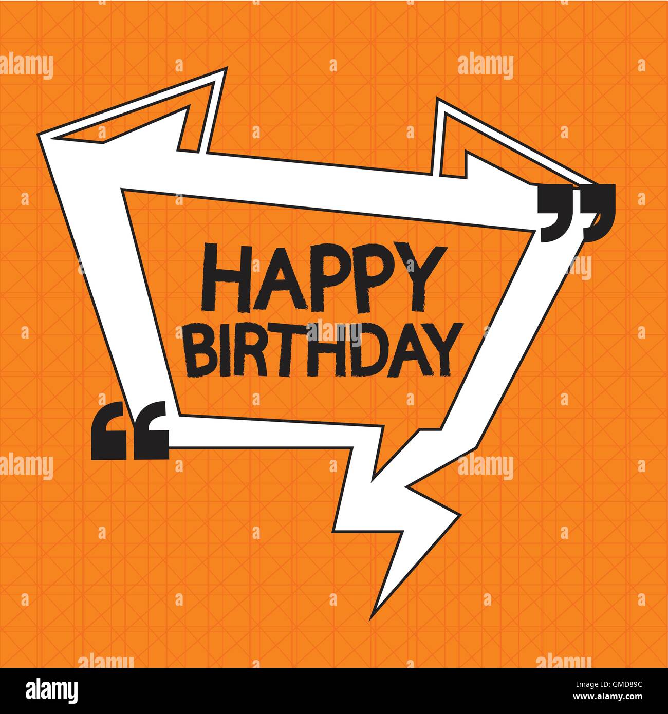 Happy birthday illustration design Stock Vector Image & Art - Alamy