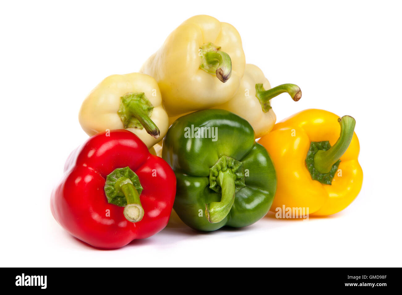 Group shot red bell peppers hi-res stock photography and images - Alamy