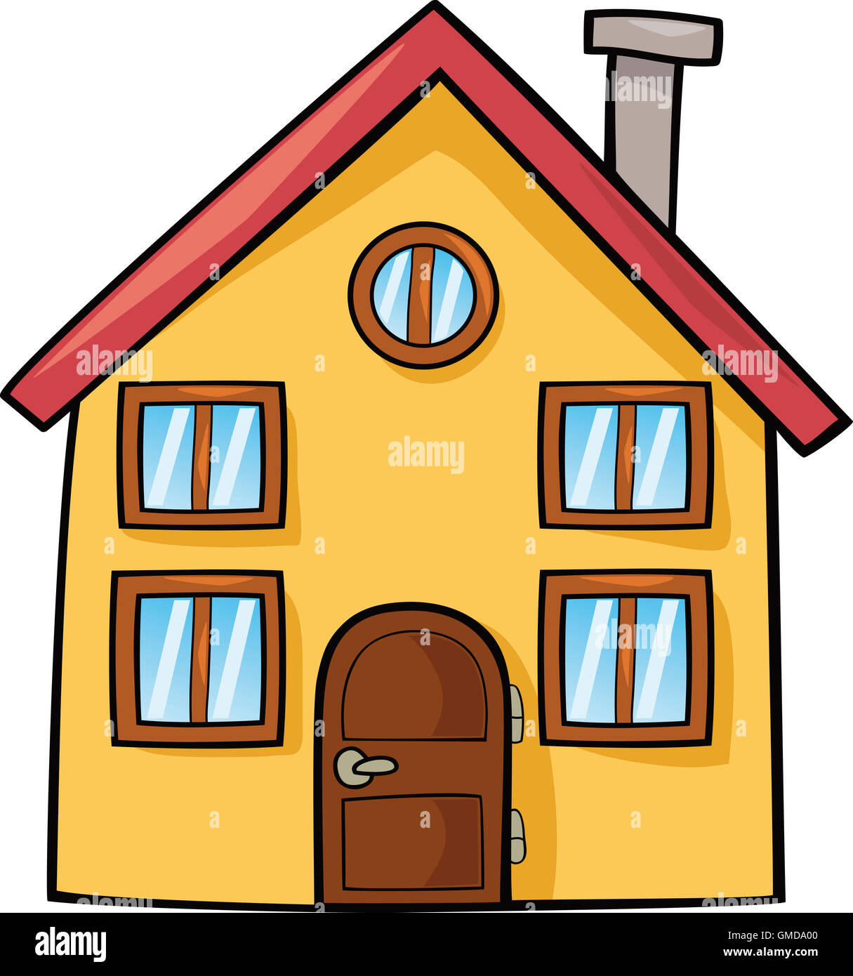 cartoon house Stock Photo