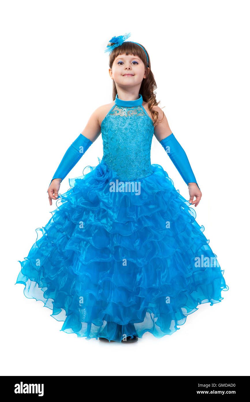 Portrait of cute smiling little girl in princess dress Stock Photo - Alamy