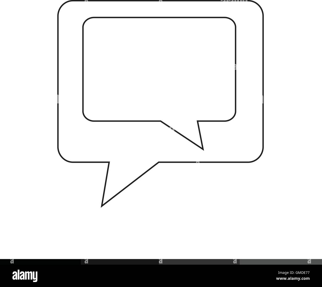 Speech bubble icon Illustration symbol design Stock Vector Image & Art ...