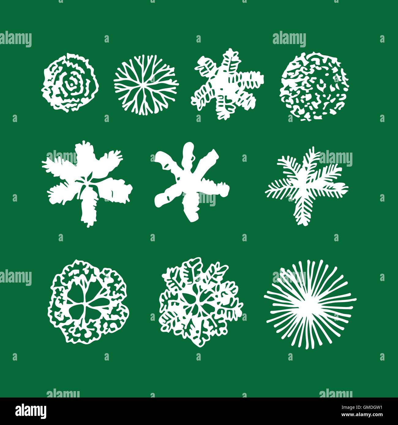 Hand Draw Tree Icon Illustration design Stock Vector Image & Art - Alamy