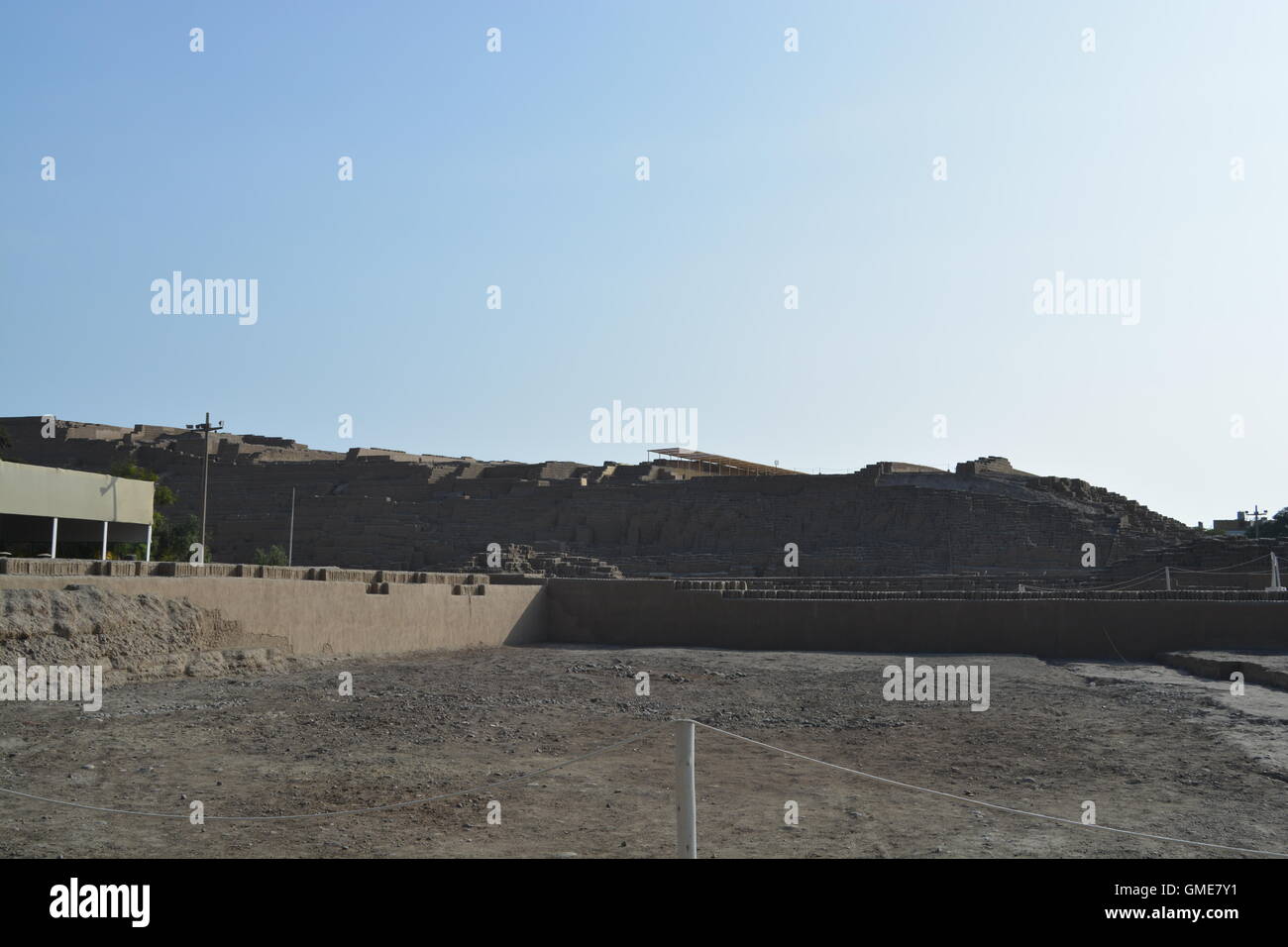 Huaca Pucllana, Peru Stock Photo