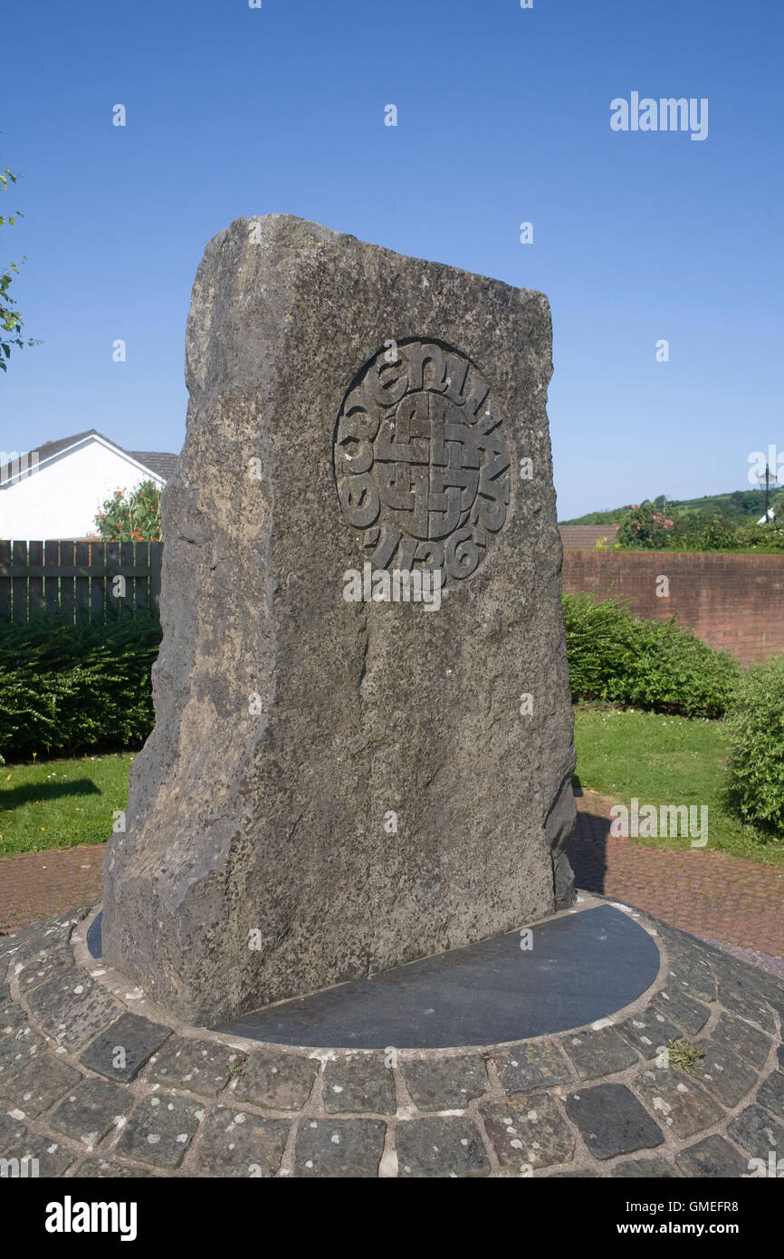 Memorial to Princess Gwenllian Stock Photo