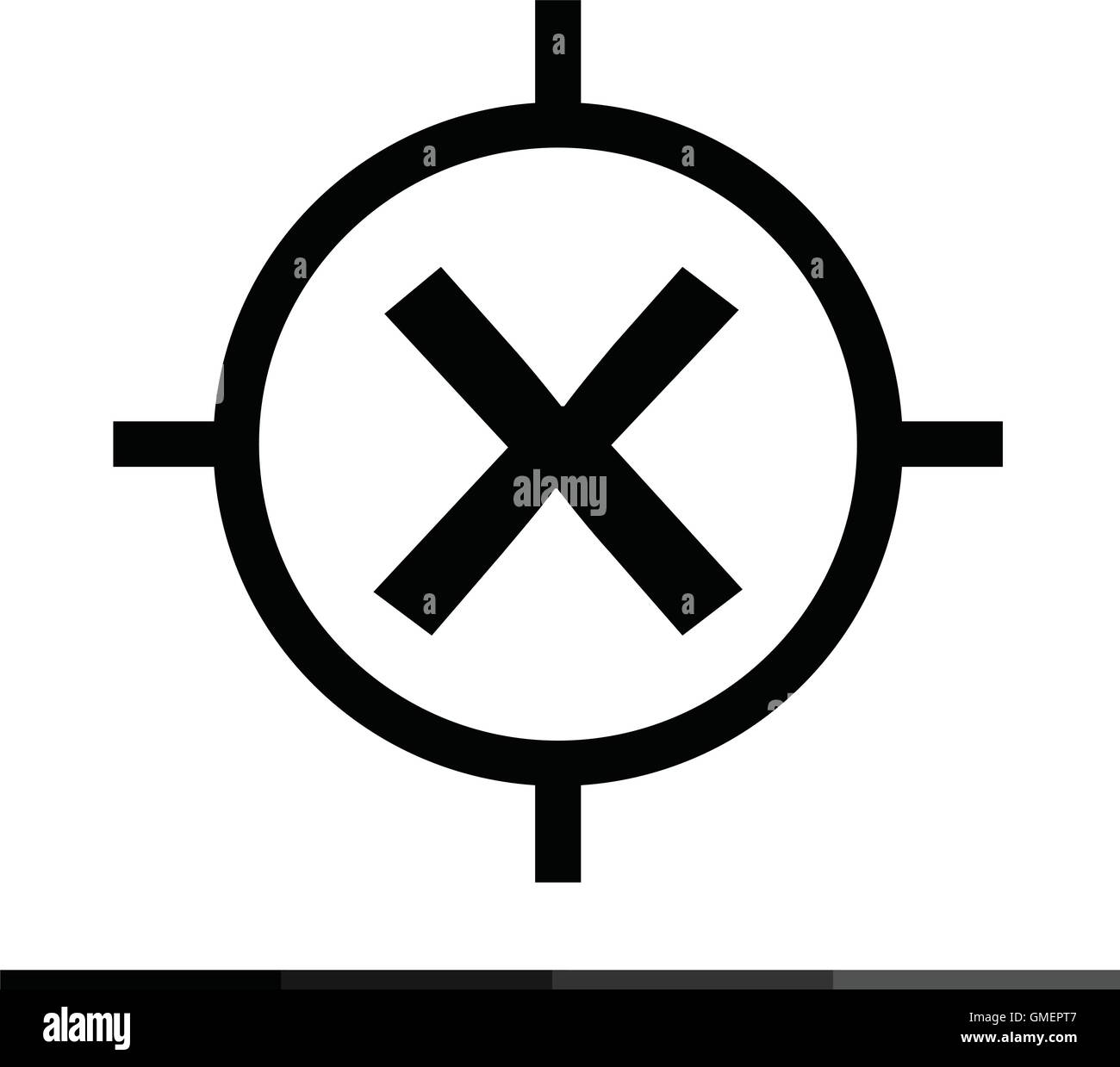 Target icon sign illustration design Stock Vector Image & Art - Alamy