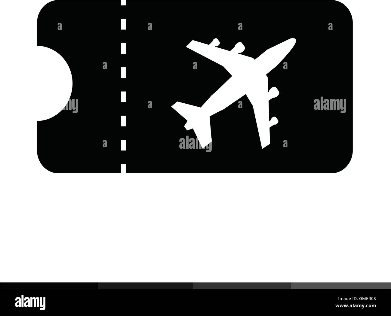 plane ticket icon illustration design Stock Vector Image & Art - Alamy
