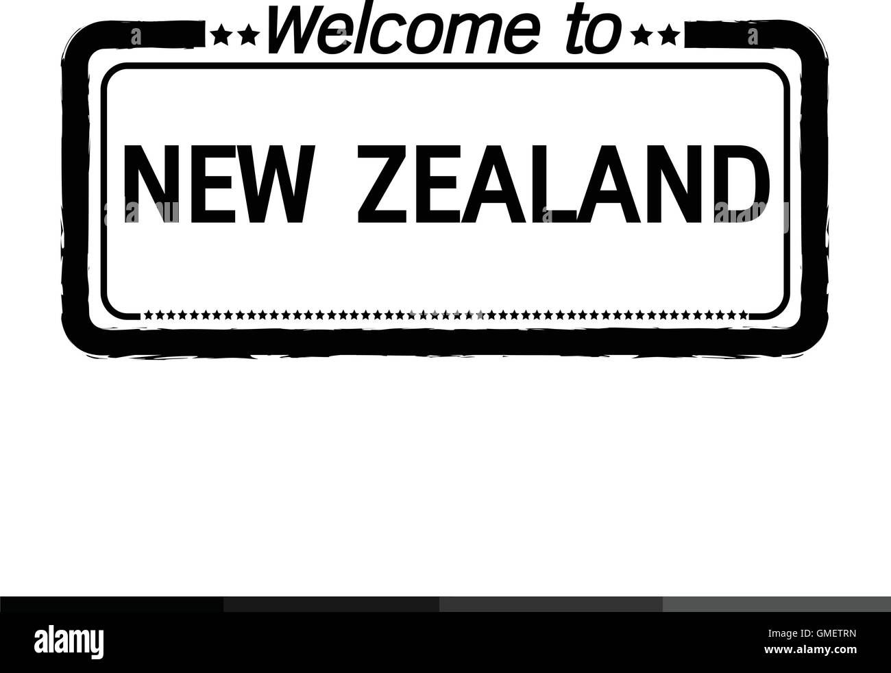 Stamp new zealand Stock Vector Images Alamy