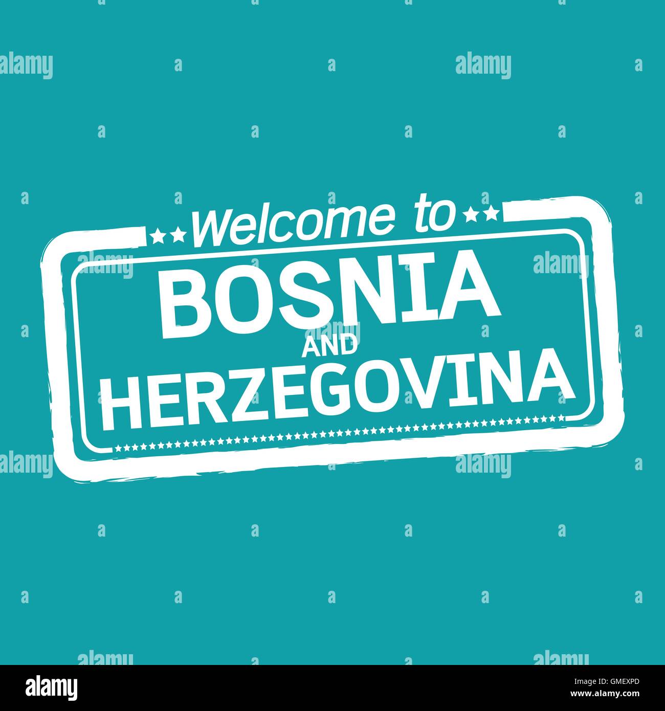 Stamp herzegovina Stock Vector Images Alamy