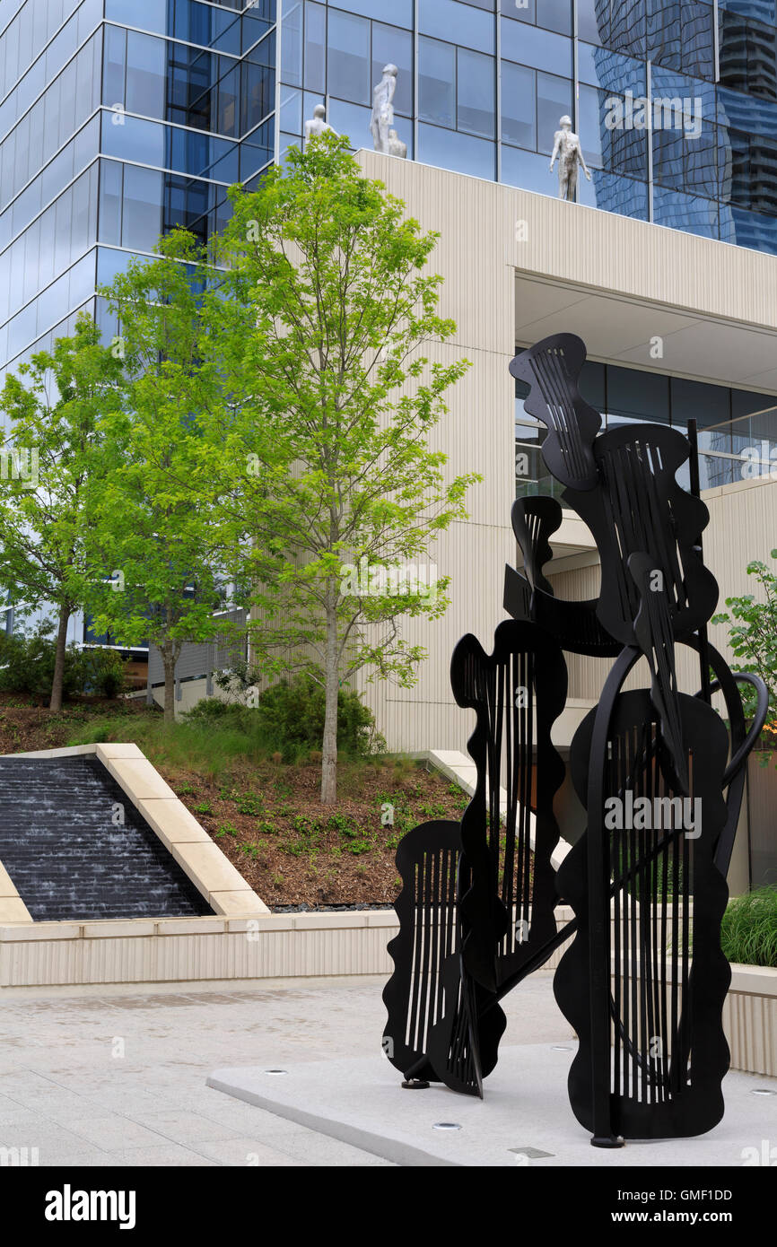 Loebau Sculpture, Hall Arts Center, Dallas, Texas, USA Stock Photo Alamy
