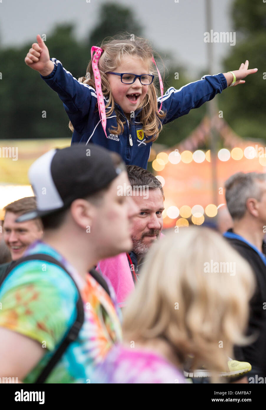 Drumlanrig Castle near Dumfries, Scotland. 26th August, 2016. Electric Fields music festival at Drumlanrig Castle near Dumfries Scotland Credit:  South West Images Scotland/Alamy Live News Stock Photo